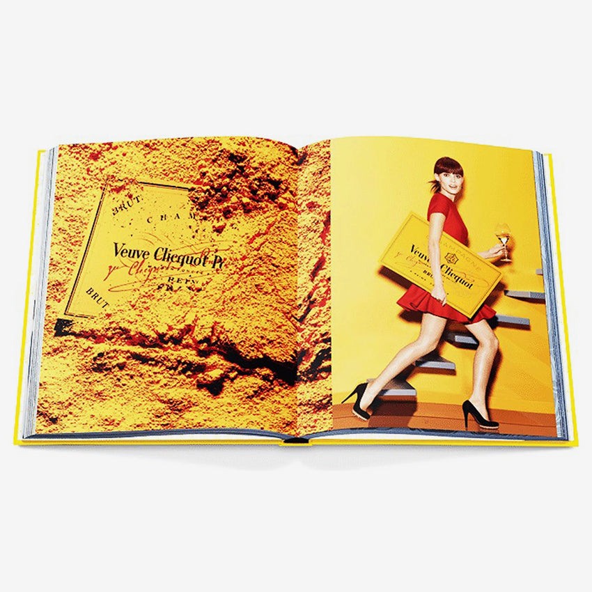 Assouline | Veuve Clicquot Champagne Coffee Table Book - Luxury Home Decor & Gift for Wine Lovers | Perfect for Living Rooms, Offices & Wine Cellars