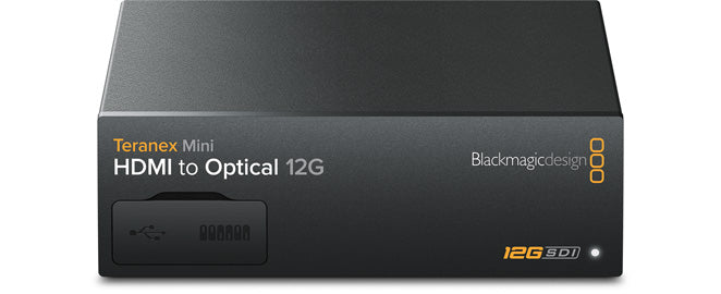 Teranex Mini HDMI to Optical 12G SDI Converter - Professional Video Signal Converter for 4K/60Hz HDR - Perfect for Live Streaming, Broadcast Studios & Video Production