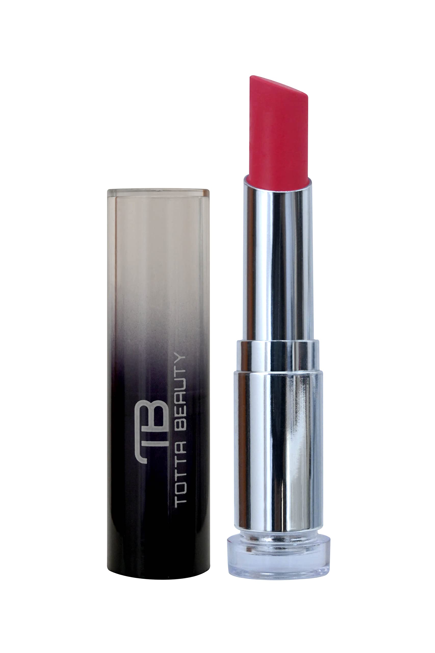 Totta Beauty Super Matte Lipstick - Long Lasting, Vegan & Cruelty Free with Vitamin E, A & Shea Butter | Paraben & Gluten Free | Go Candy Shade | Perfect for Everyday Wear, Parties & Special Occasions