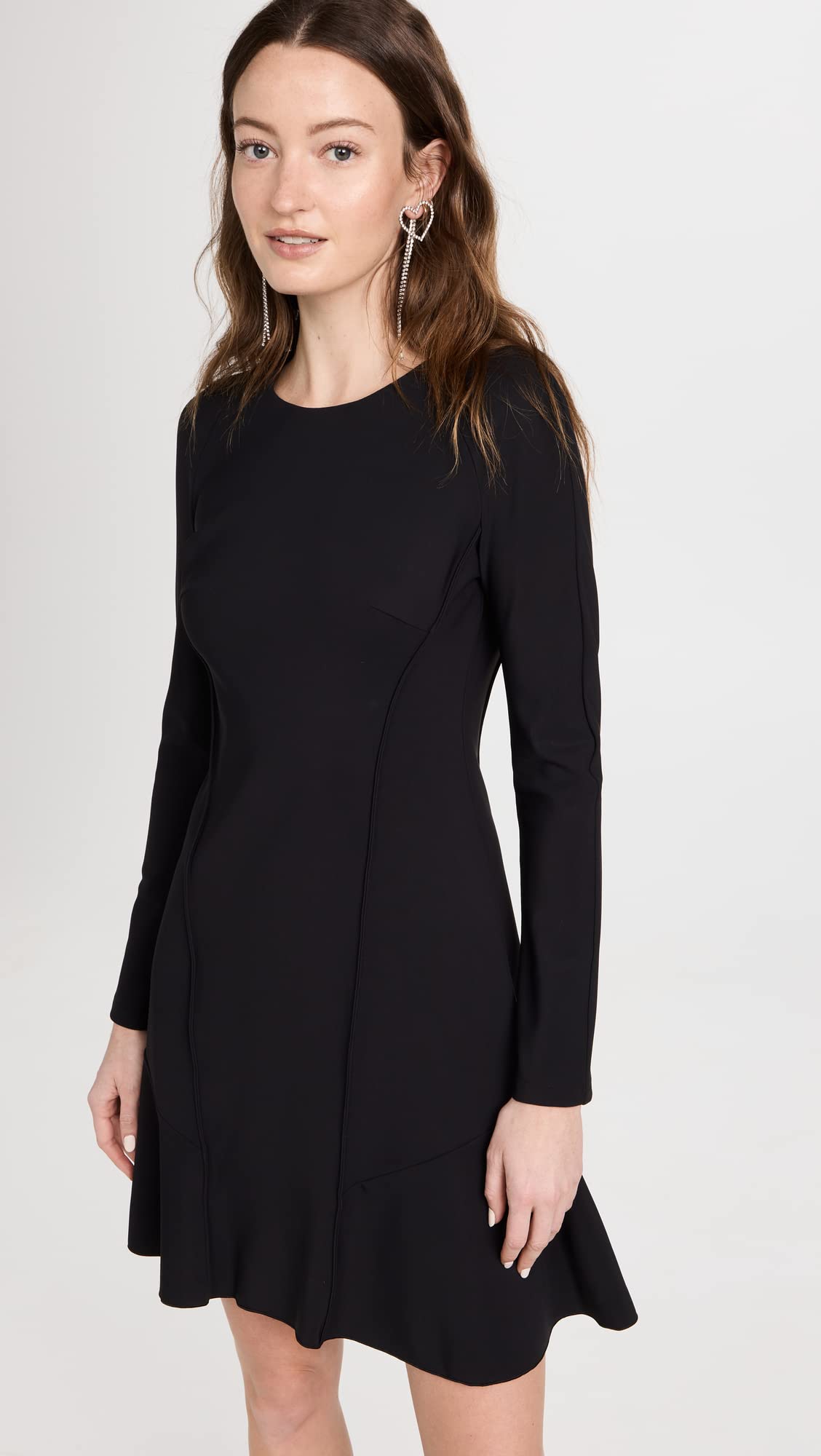 Theory Women's Seam Sculpt Dress - Slim Fit Bodycon Midi Dress for Work & Evening Wear | Professional Office Dress & Cocktail Party Outfit