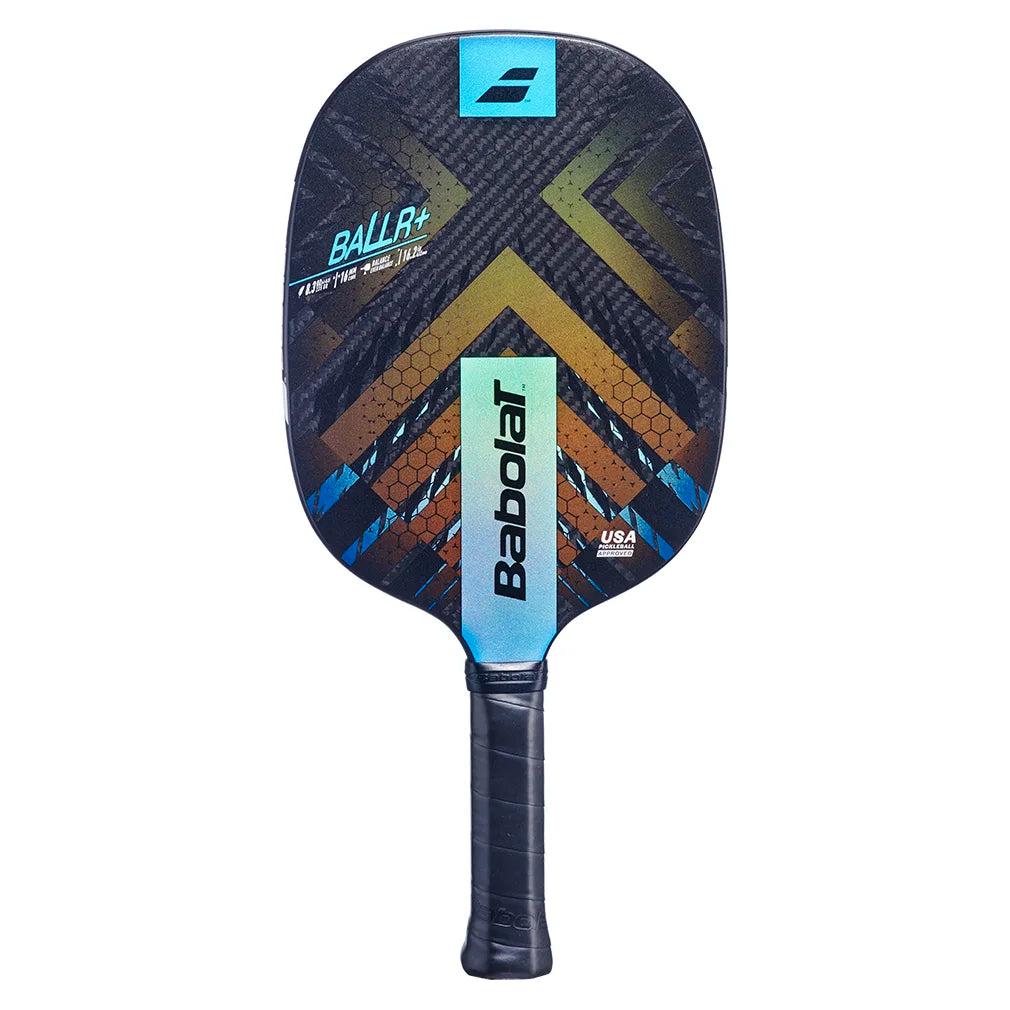 Premium BALLR+ Pickleball Paddle - Blue & Black Design - Lightweight & Durable for Competitive Play - Perfect for Outdoor & Indoor Court Games