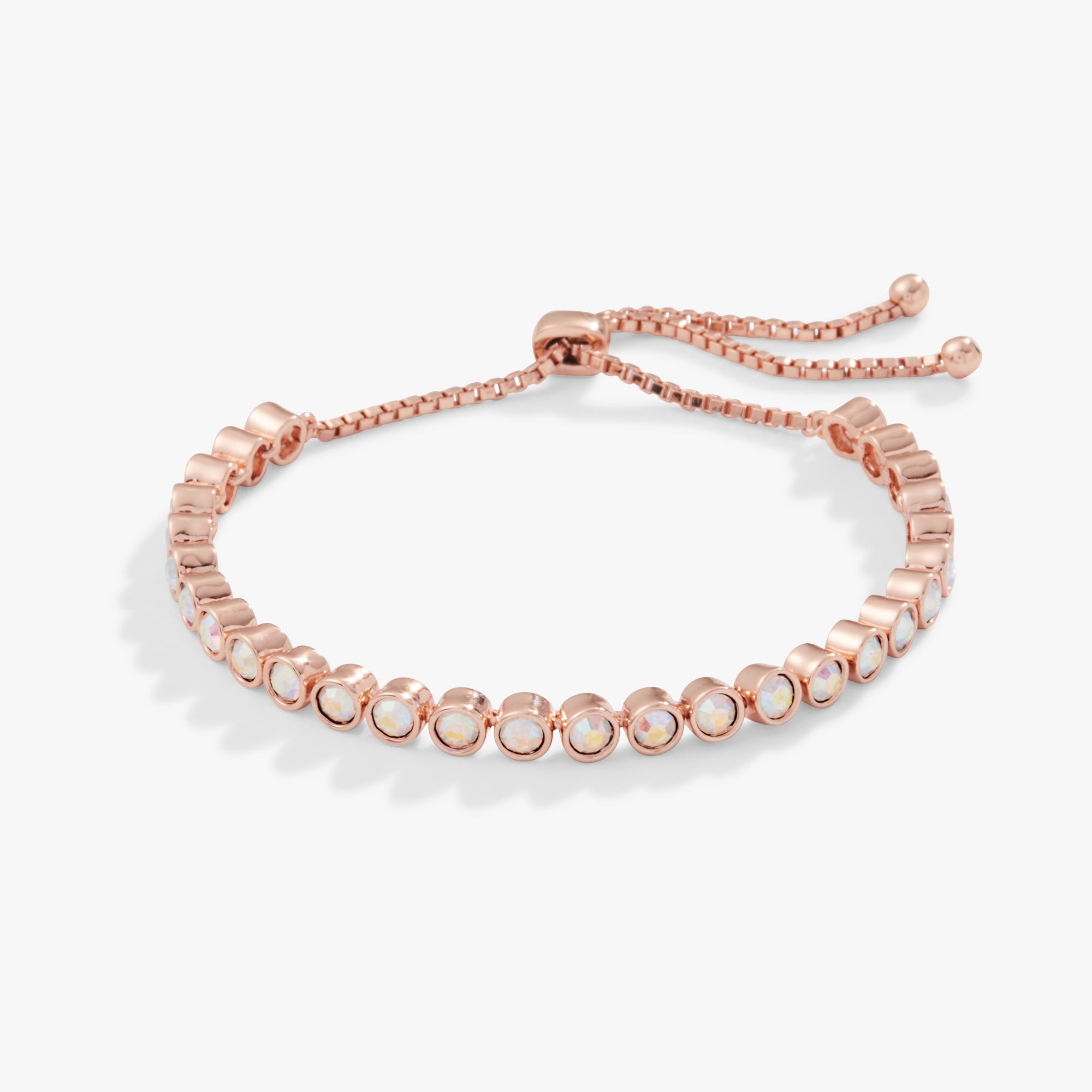 Elegant Bolo Tennis Bracelet with Sparkling Crystals - Perfect for Weddings, Parties & Everyday Glamour