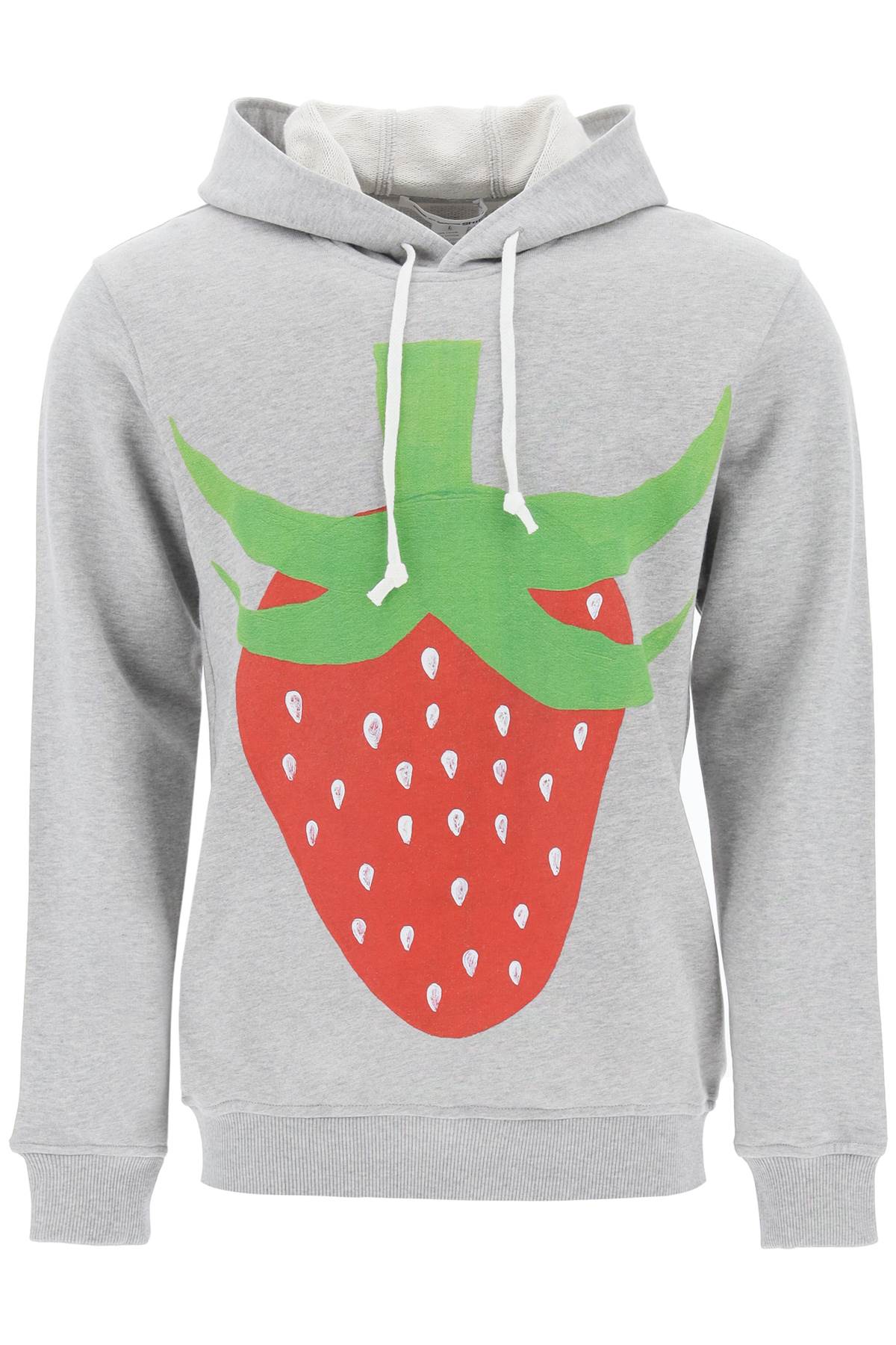 Comme des Garcons Shirt Strawberry Print Hoodie - Stylish Unisex Pullover for Streetwear & Casual Outfits