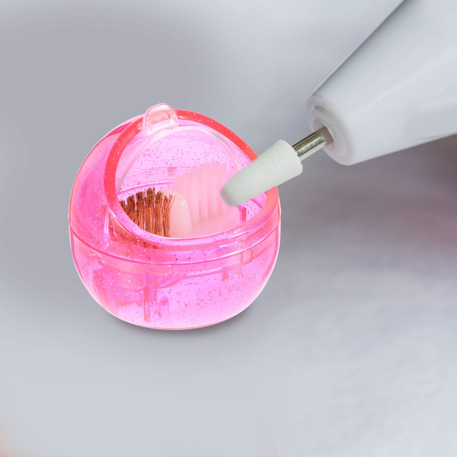 Professional Nail Drill Brush & Dust Cleaner Kit - Nail Grinding, Trimming & Cleaning Tools for Manicure & Nail Art | Perfect for Home & Salon Use