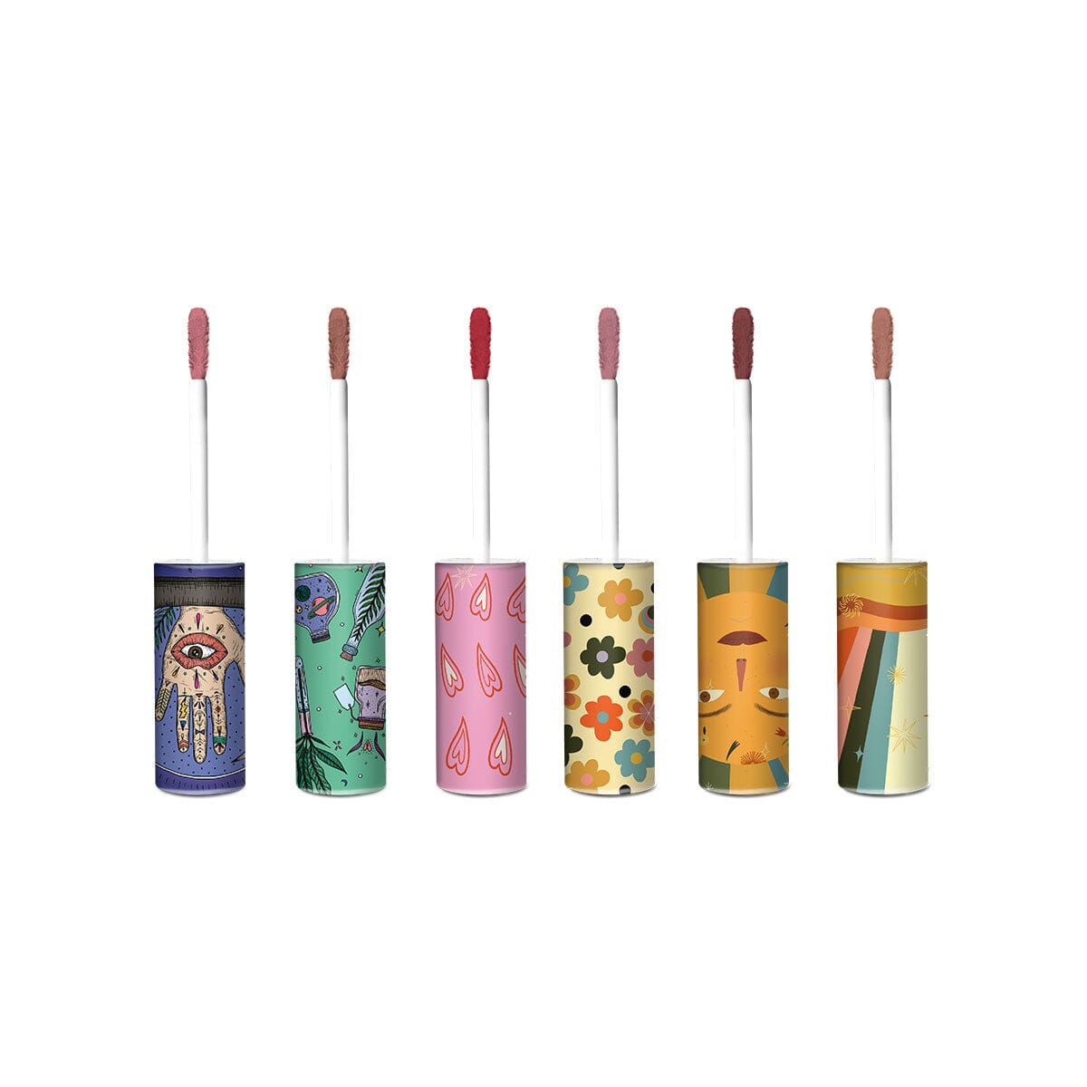 Yuya 6-Piece Velvet Lipstick Set (I Love You, Memory, Dear, Rosette, Viva, Mischievous) - Long-Lasting Matte Lipstick for Parties, Dates & Everyday Wear