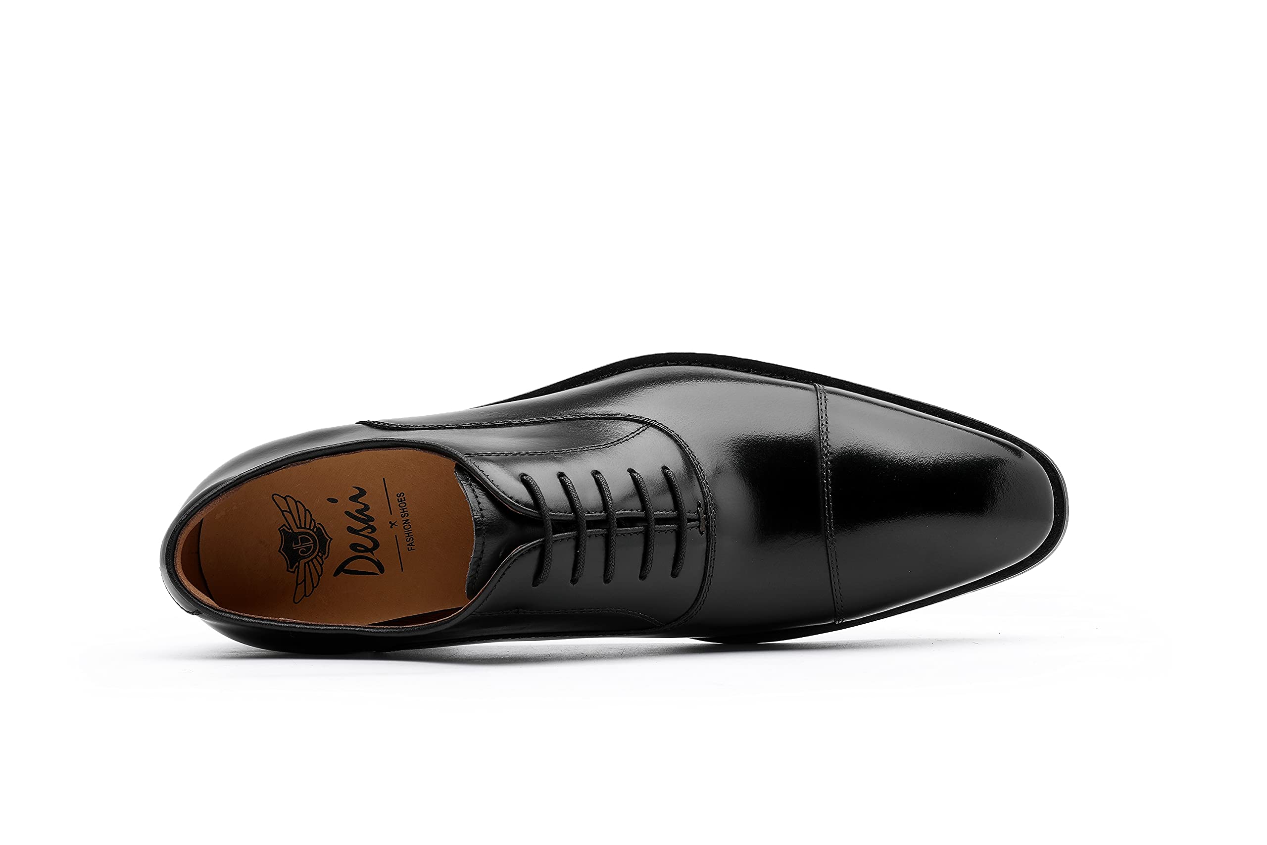 Men's Oxford Dress Shoes - Classic Lace Up Formal Leather Shoes for Business & Wedding | Comfortable & Stylish for Office, Parties & Special Occasions