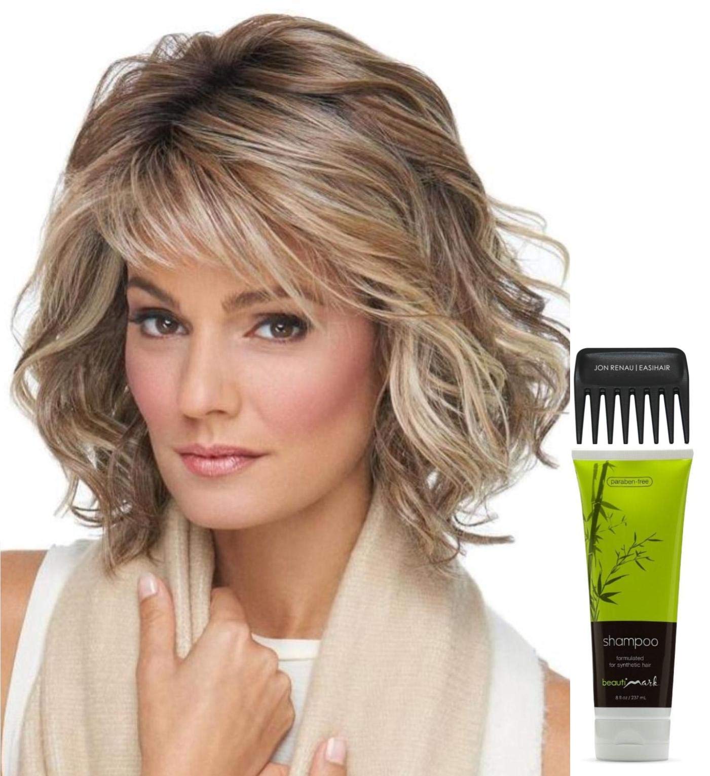 Raquel Welch Editor’s Pick Elite Wig Bundle - 4 Items Including Synthetic Shampoo, Wide Tooth Comb & Christy's Wigs Q&A Booklet (Color: SS1923) | Perfect for Cosplay, Costume Parties & Everyday Hair Styling