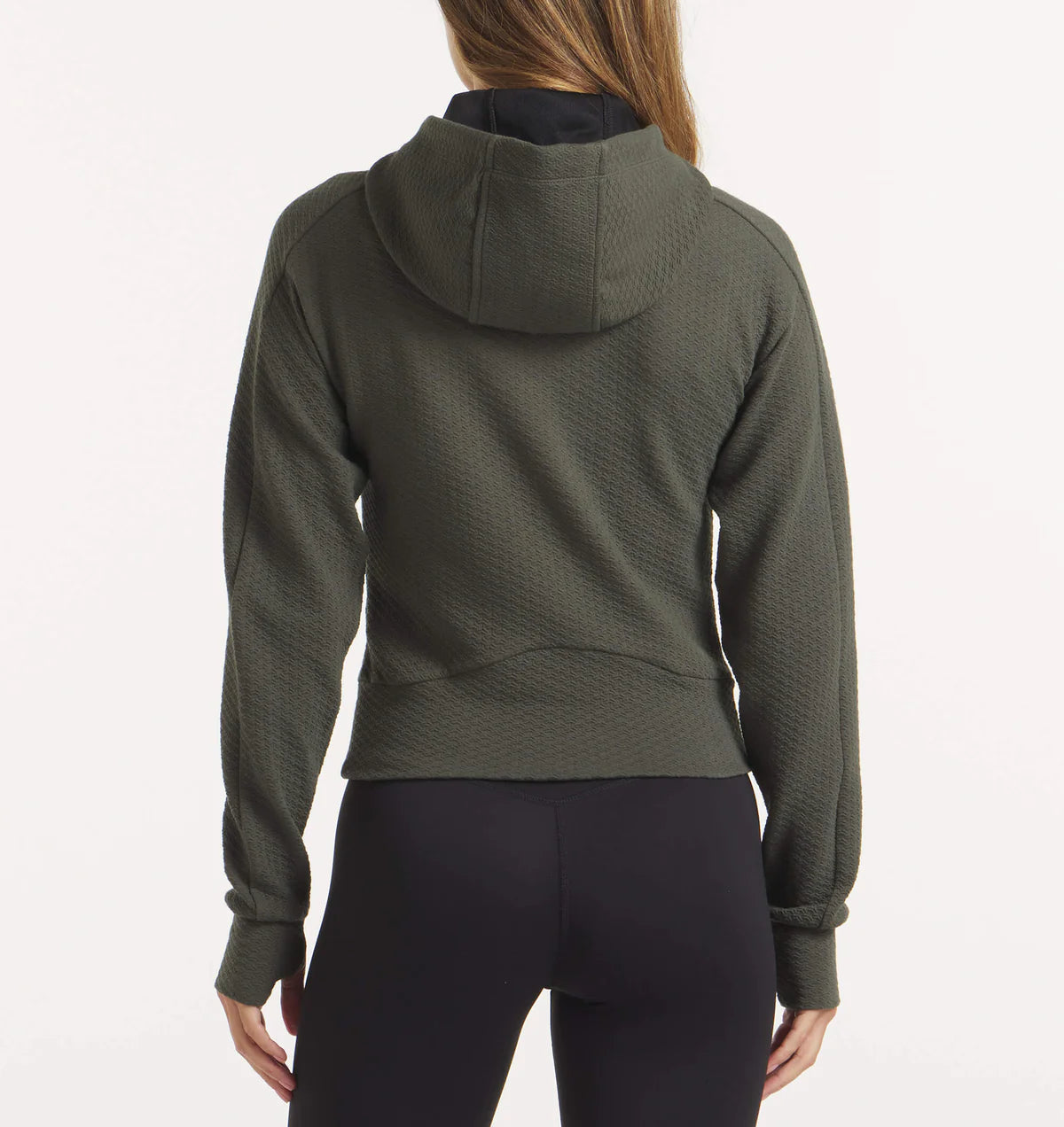Women's Ascend Hoodie - Lightweight Fleece Pullover for Running & Hiking (Grove Green) - Perfect for Outdoor Workouts & Casual Wear