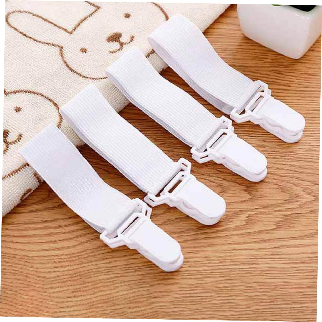 OSALADI 20-Piece Adjustable Bed Sheet Straps - Strong Sheet Clips for Securing Bedding, Fitted Sheets & Mattress Covers - Perfect for Deep Pocket Sheets, King, Queen & Twin Beds