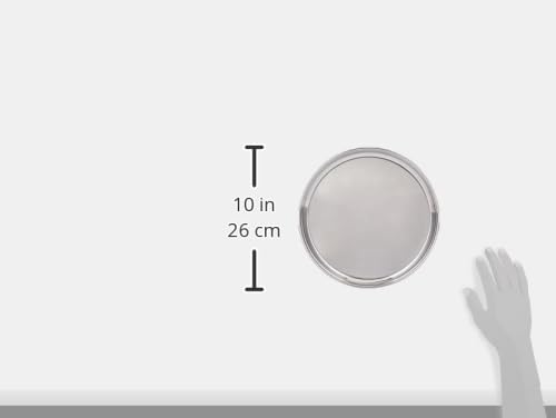 Premium Neelam Stainless Steel Buffet Plates - 11 & 22 Gauge, 25cm (9.8