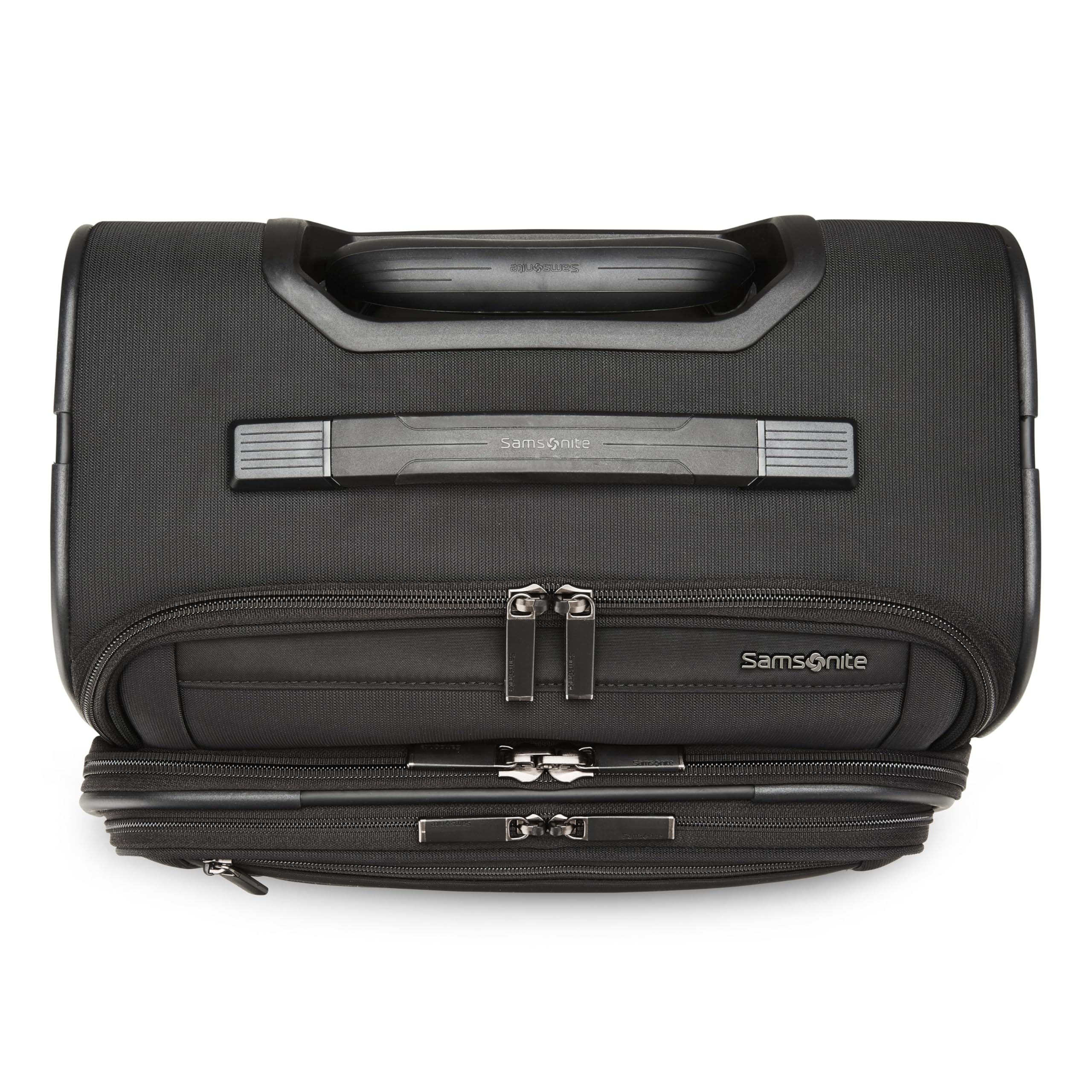 Samsonite Lineate DLX Softside Expandable Carry-On Luggage with 360° Spinner Wheels - Black | Perfect for Business Travel & Weekend Getaways