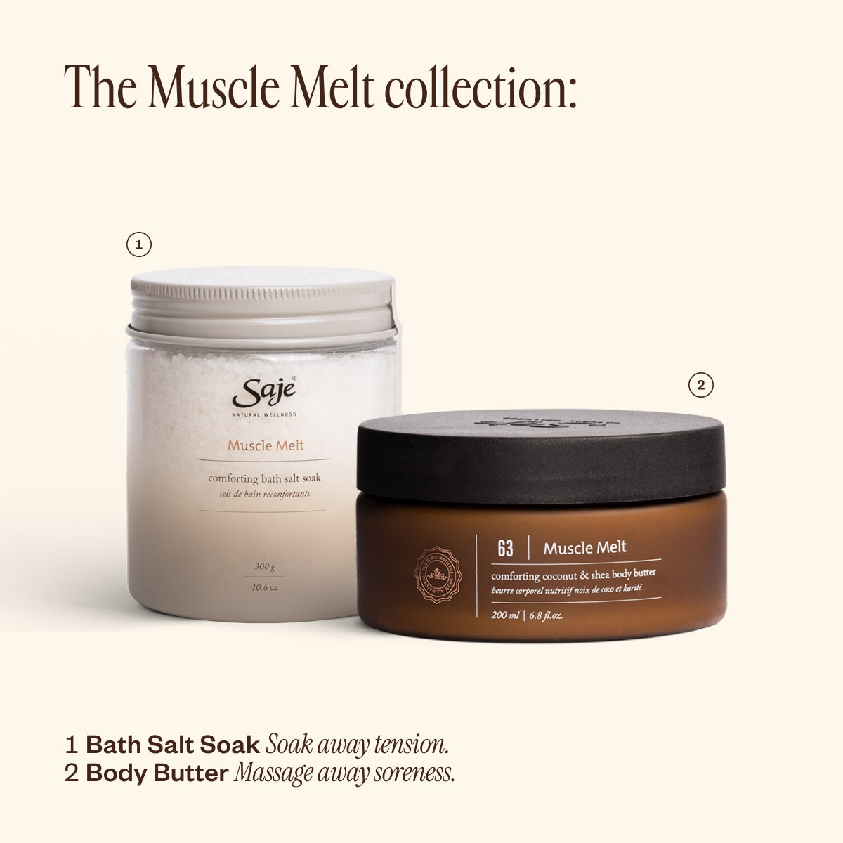 Muscle Melt Relaxing Bath Salt Soak for Stress Relief & Pain Relief – Perfect for Post-Workout Recovery & Spa Nights at Home