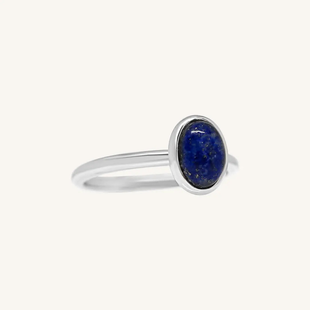 Bennett Lapis Ring - Natural Lapis Lazuli Stone Jewelry for Friendship & Harmony | Perfect Gift for Best Friends, Birthdays & Special Occasions