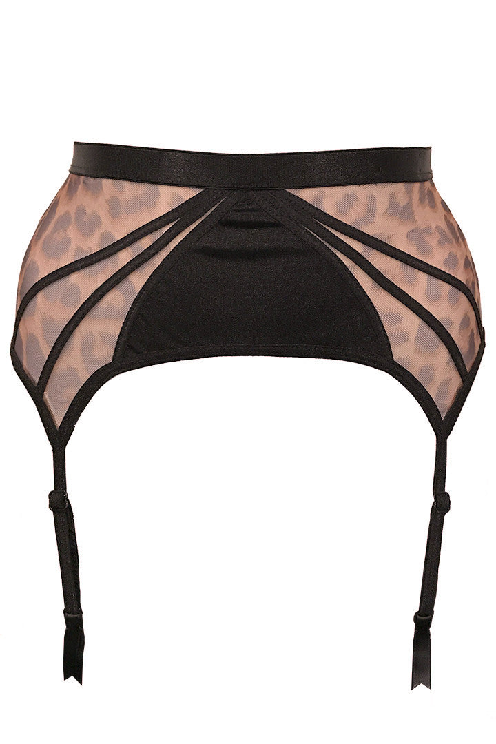 Sexy Deco High Waisted Garter Belt - Vintage Lingerie for Women | Perfect for Bridal, Boudoir & Special Occasions