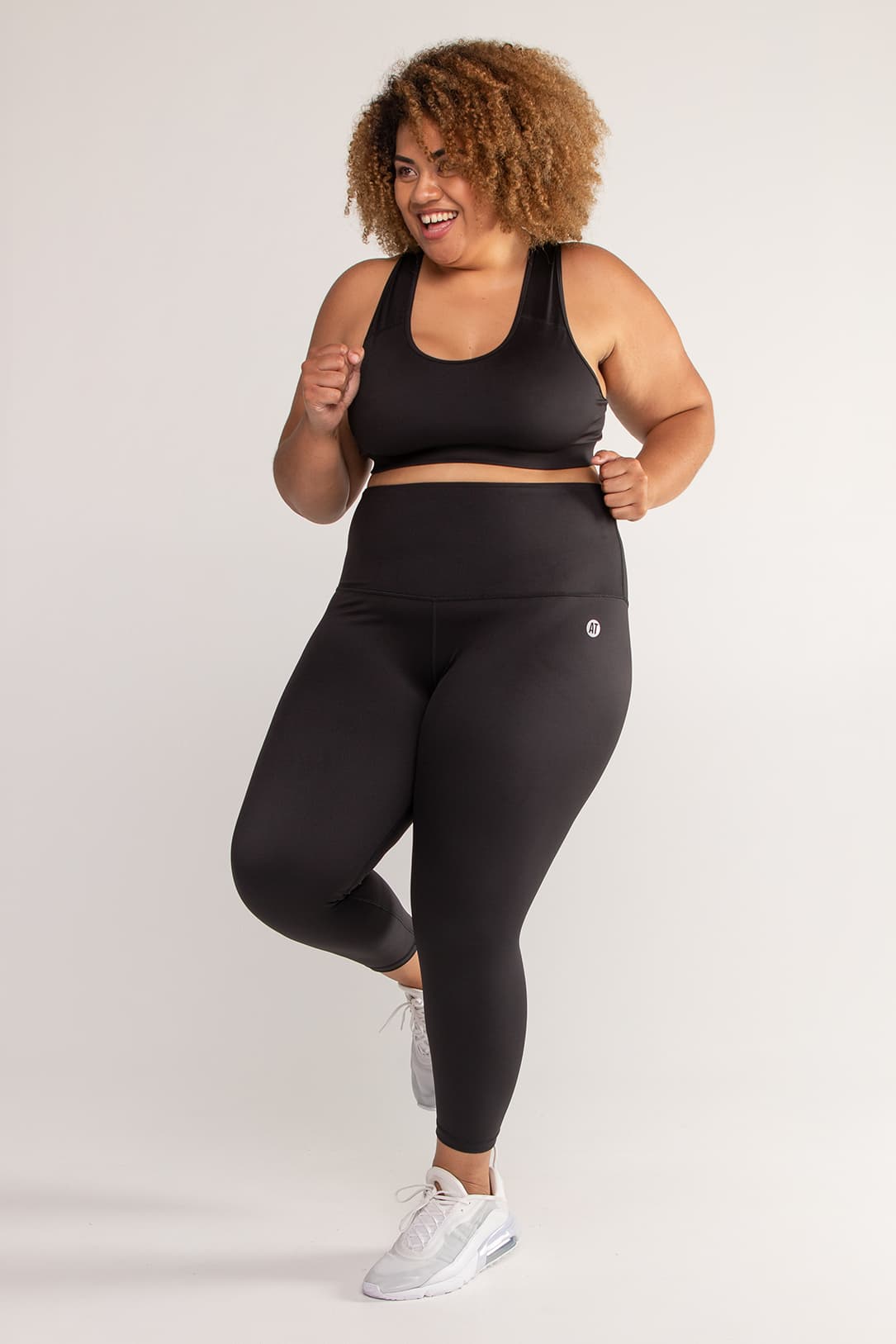 Essential High Waist 7/8 Yoga Leggings for Women - Black | Workout, Running & Gym Activewear