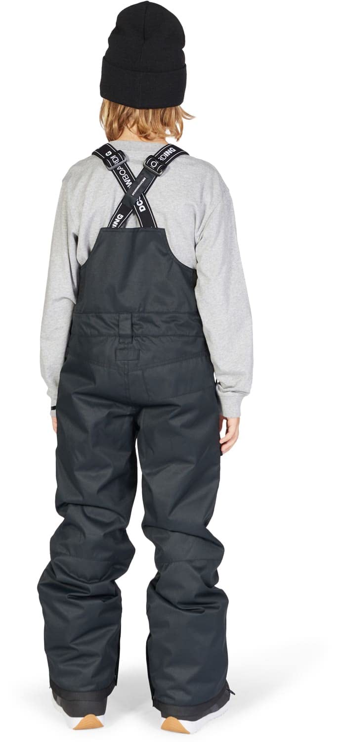 DC Roadblock Bib Kids Snowboard Pants - Waterproof Insulated Snow Pants for Boys & Girls - Winter Skiing, Snowboarding & Outdoor Play