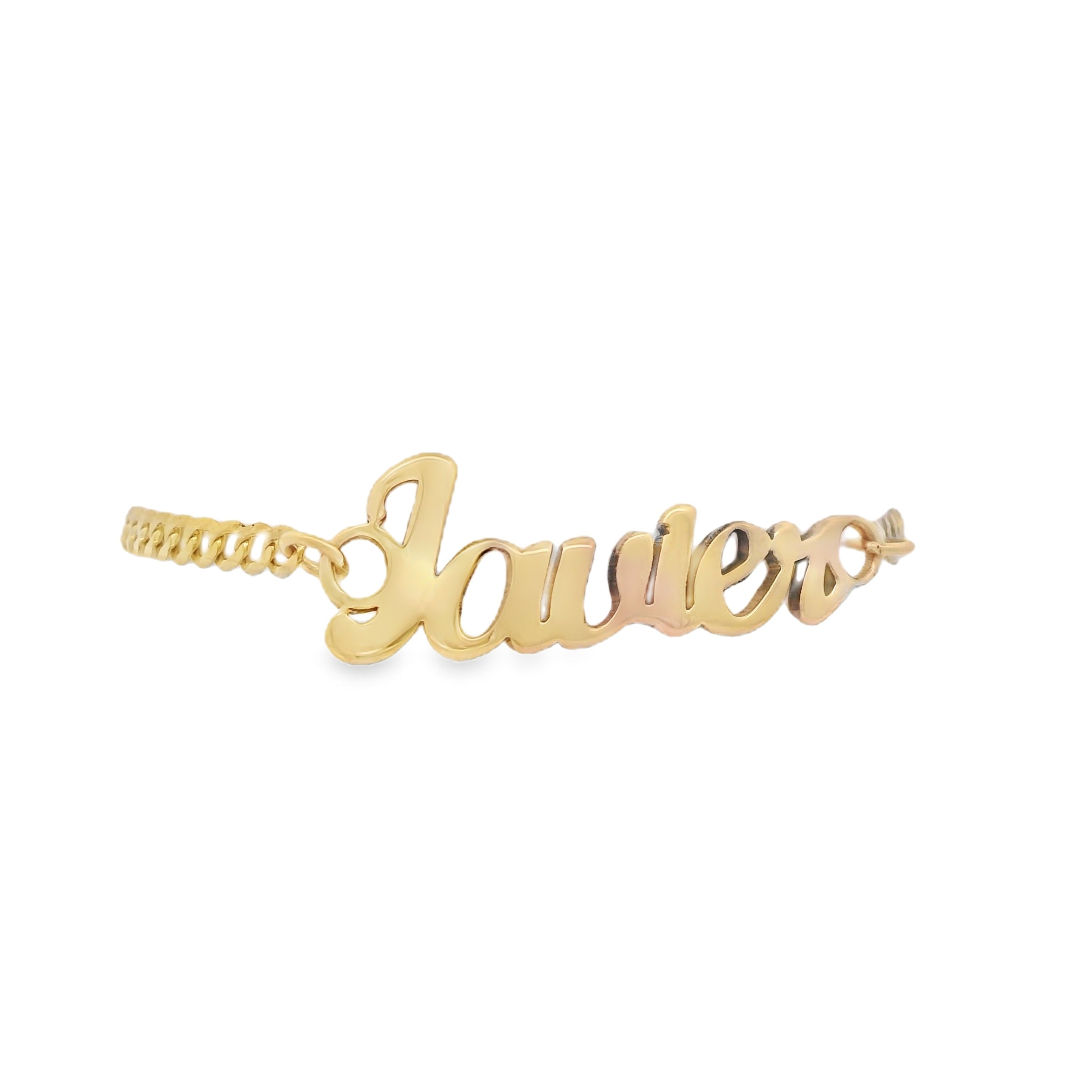 14K Gold Personalized Kids Name Bracelet - Custom Engraved Children's Jewelry Gift for Birthdays & Special Occasions | JTJ™
