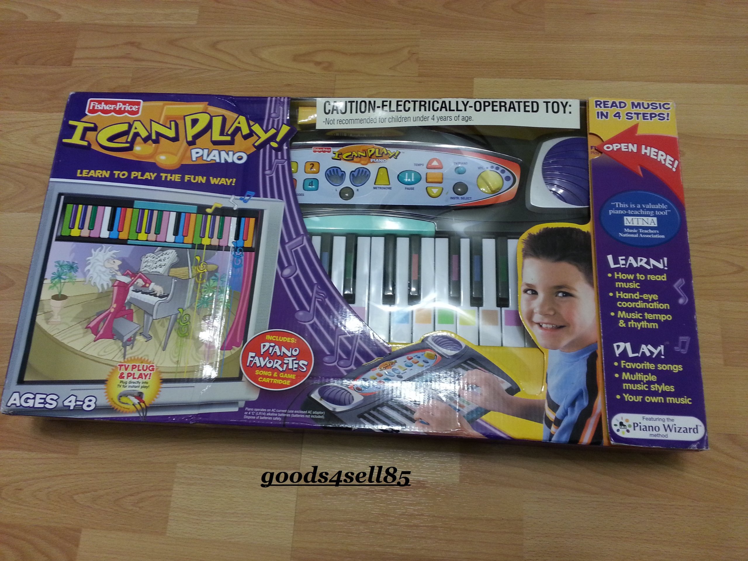 Fisher-Price I Can Play Piano System - Interactive Musical Toy for Toddlers & Kids, Early Learning & Development - Perfect for Playtime, Gifts & Nursery Decor