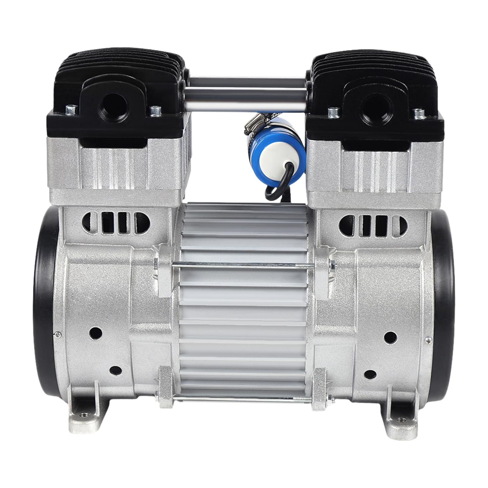 Oil-Free Vacuum Pump 7CFM 1100W Silent Air Pump with 4 Rubber Feet - Oilless Diaphragm Vacuum Pump for Food Processing, Packaging & Industrial Use