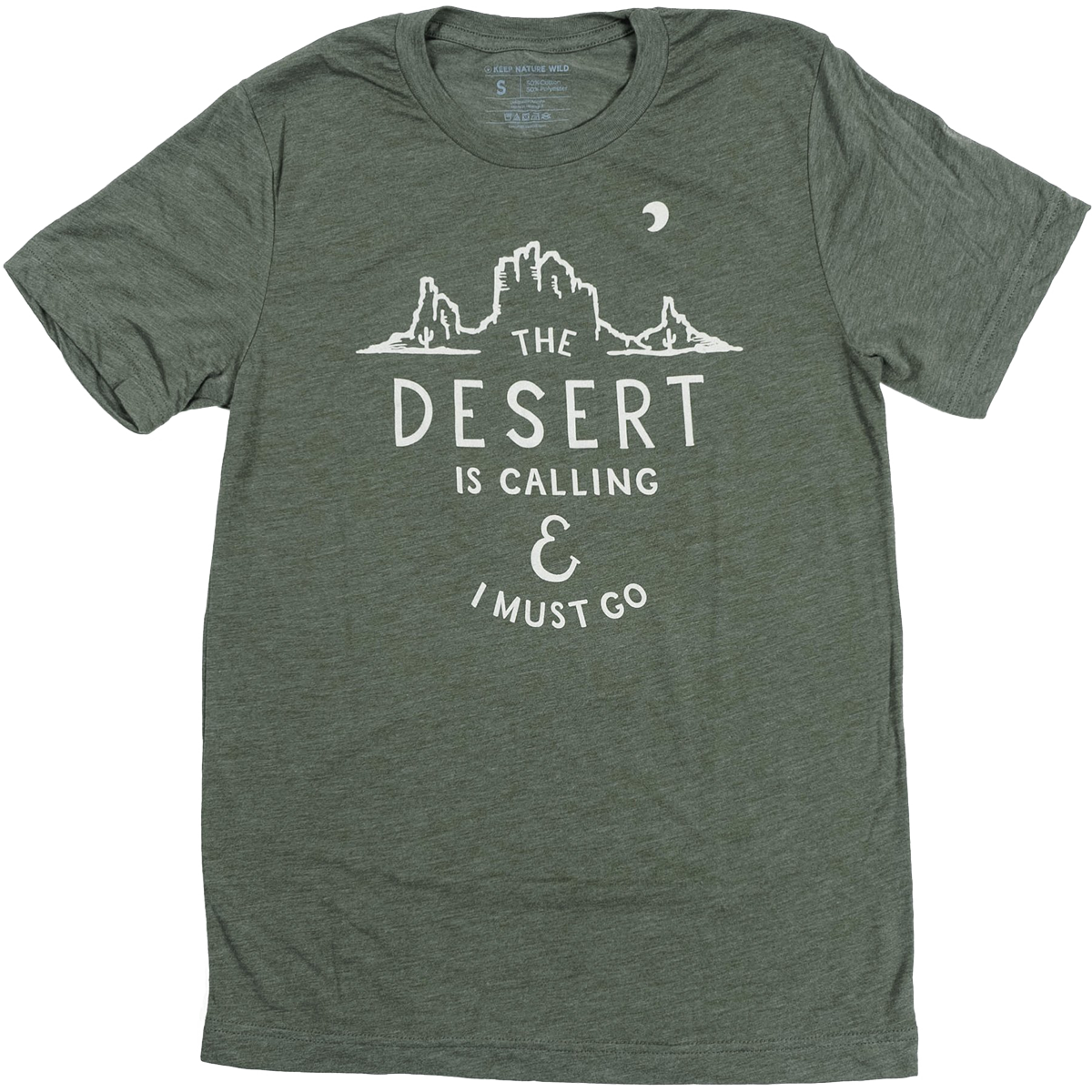 Desert is Calling Unisex T-Shirt - Comfortable Cotton Graphic Tee for Men & Women | Perfect for Travel, Hiking & Outdoor Adventures