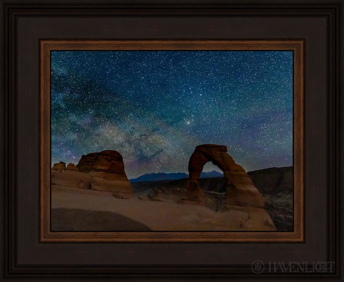 Stunning Milky Way Over Delicate Arch at Arches National Park Utah - Perfect for Night Sky Photography & Wall Art Decor