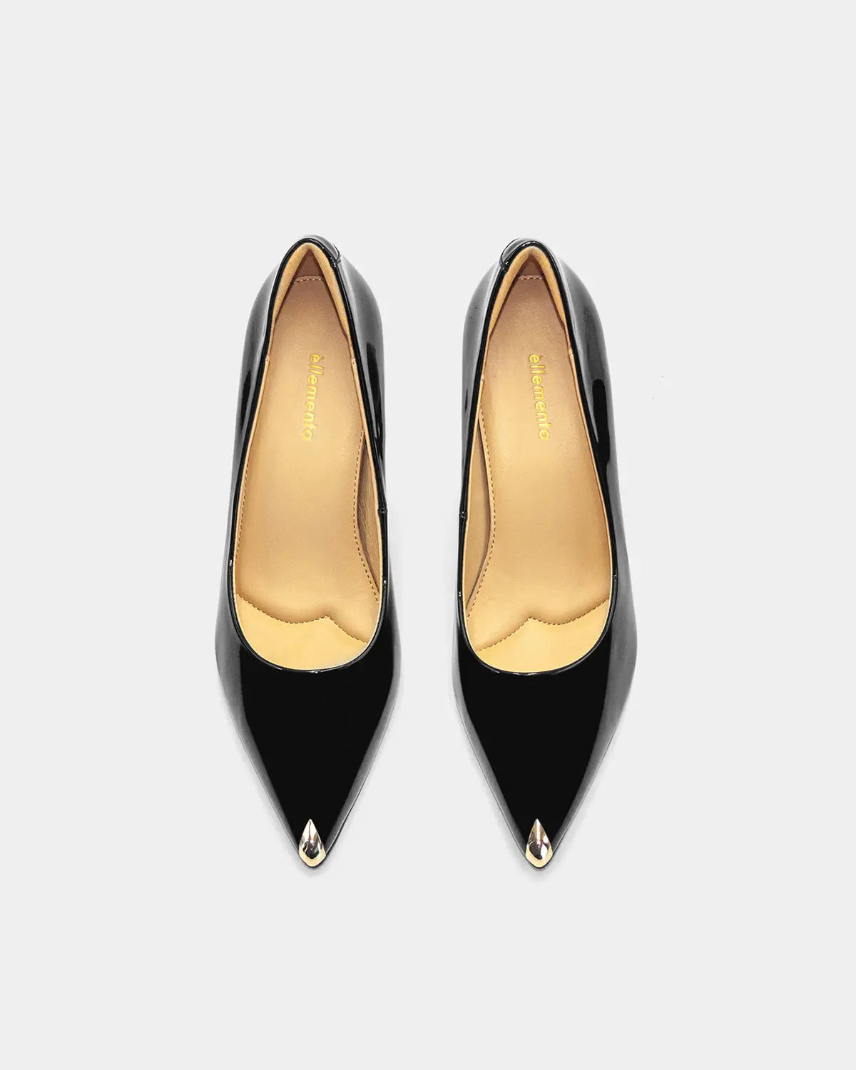 Black Patent Leather Classic Pumps for Women - Elegant Pointed Toe High Heel Dress Shoes for Office, Party & Wedding | Comfortable & Stylish Formal Shoes