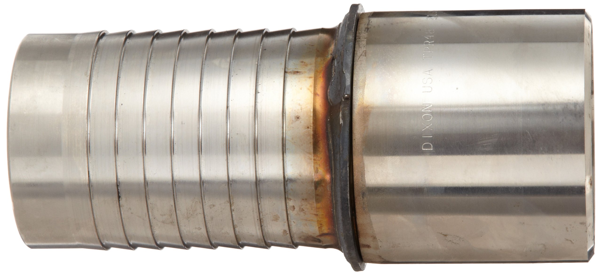 Dixon Holedall TPR48 316 Stainless Steel Hose Fitting - Beveled External Swage Stem, 3