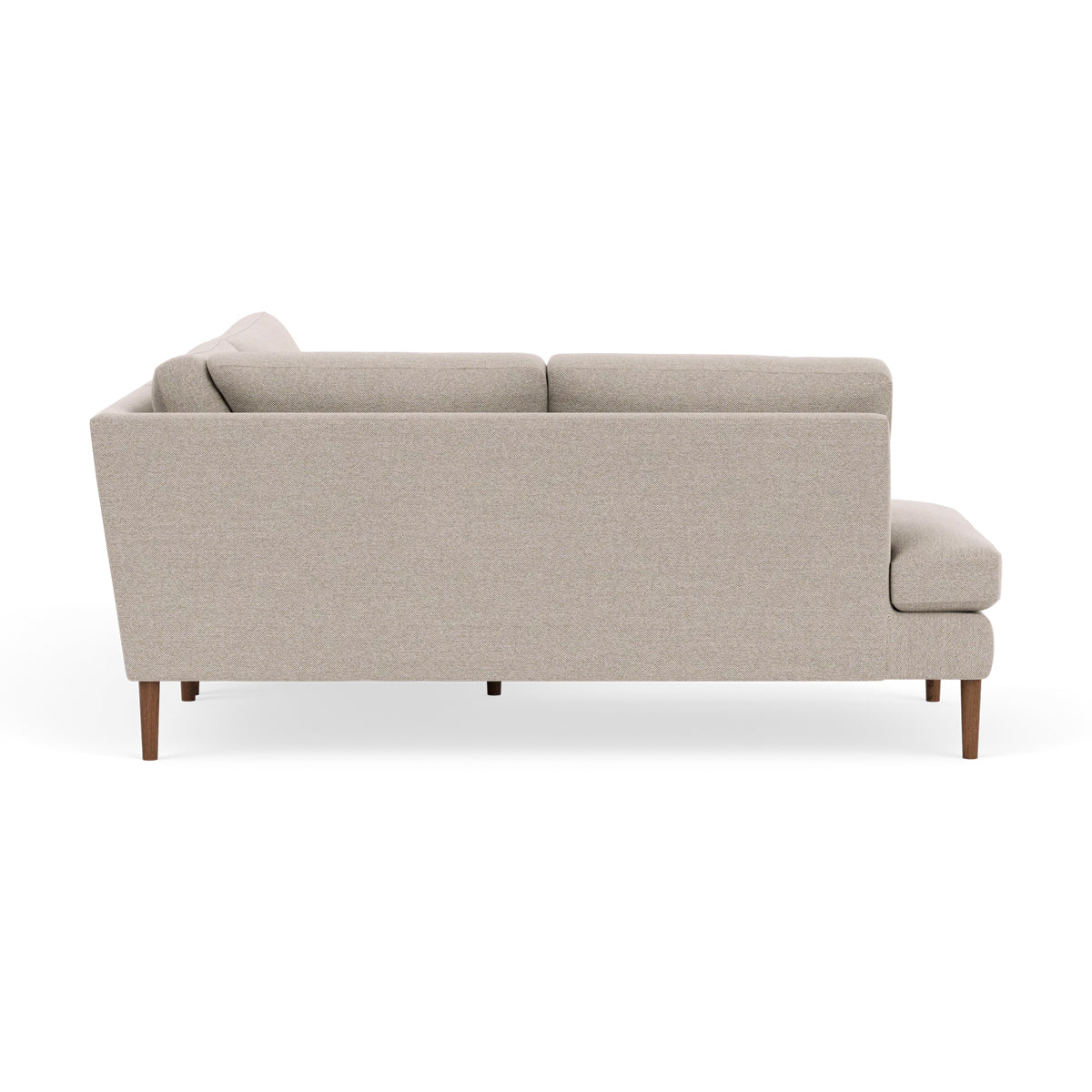 Astha Fabric Left Corner Sofa - Modern L-Shaped Sectional Couch for Living Room, Lounge & Small Spaces | Comfortable Home Furniture for Relaxing & Entertaining