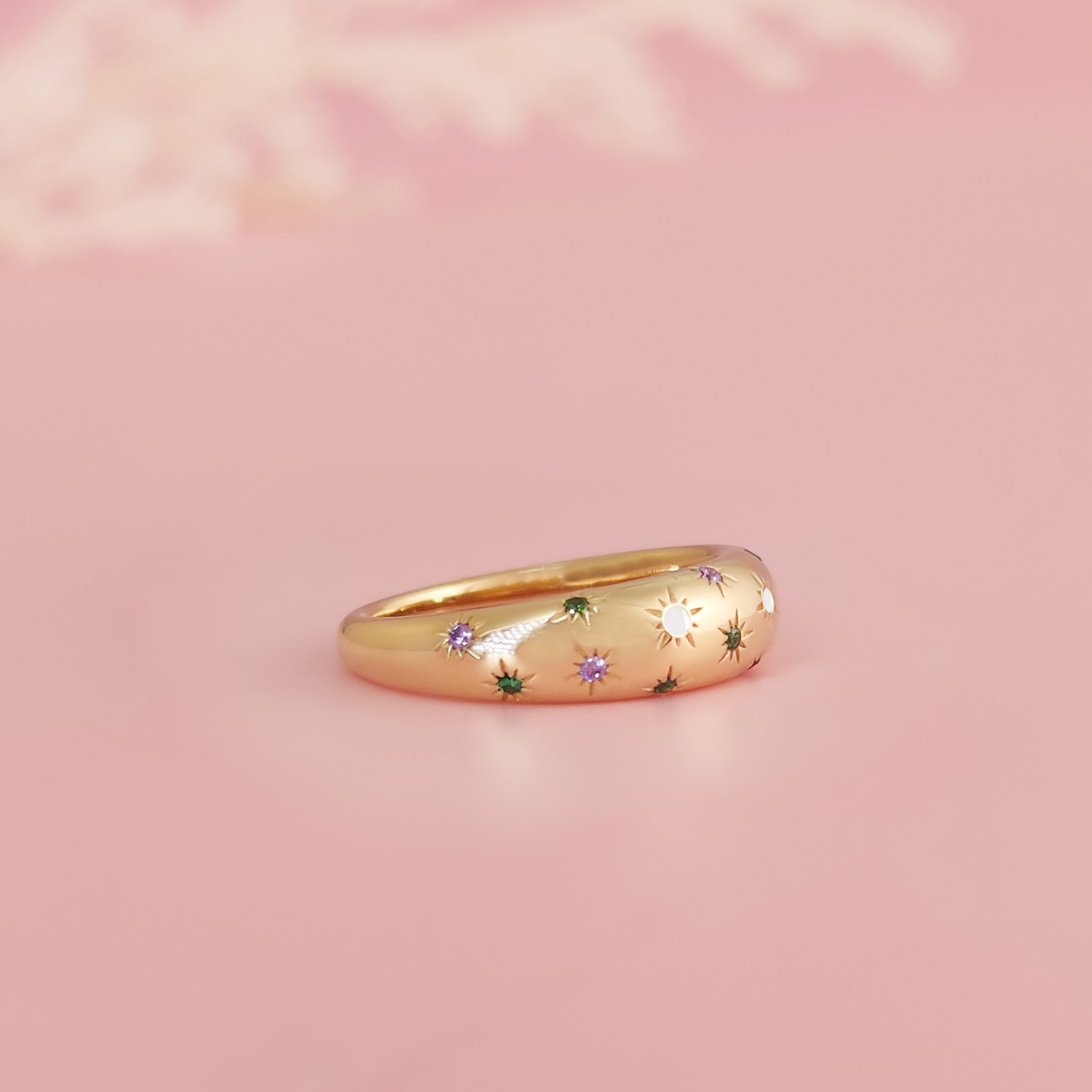 Stellar Bliss: Personalized Birthstone Breast Milk Ring for Moms – Perfect for Mother's Day, Baby Showers & Keepsake Jewelry