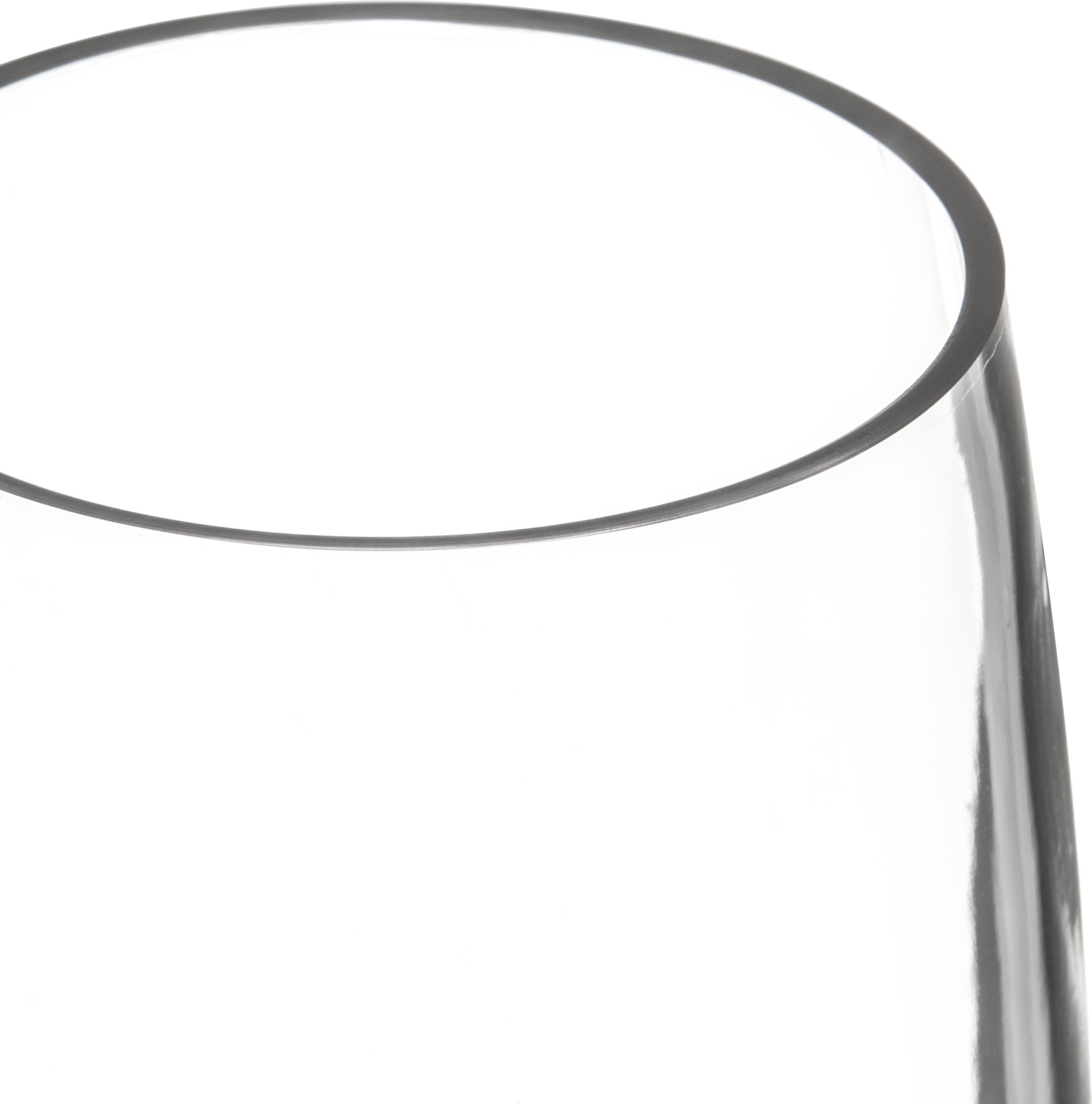 Carlisle Alibi 15 oz Clear Round Plastic Water Glasses for Restaurants, Catering & Kitchens - Durable Drinkware for Iced Tea, Juice & Beverages - Pack of 24