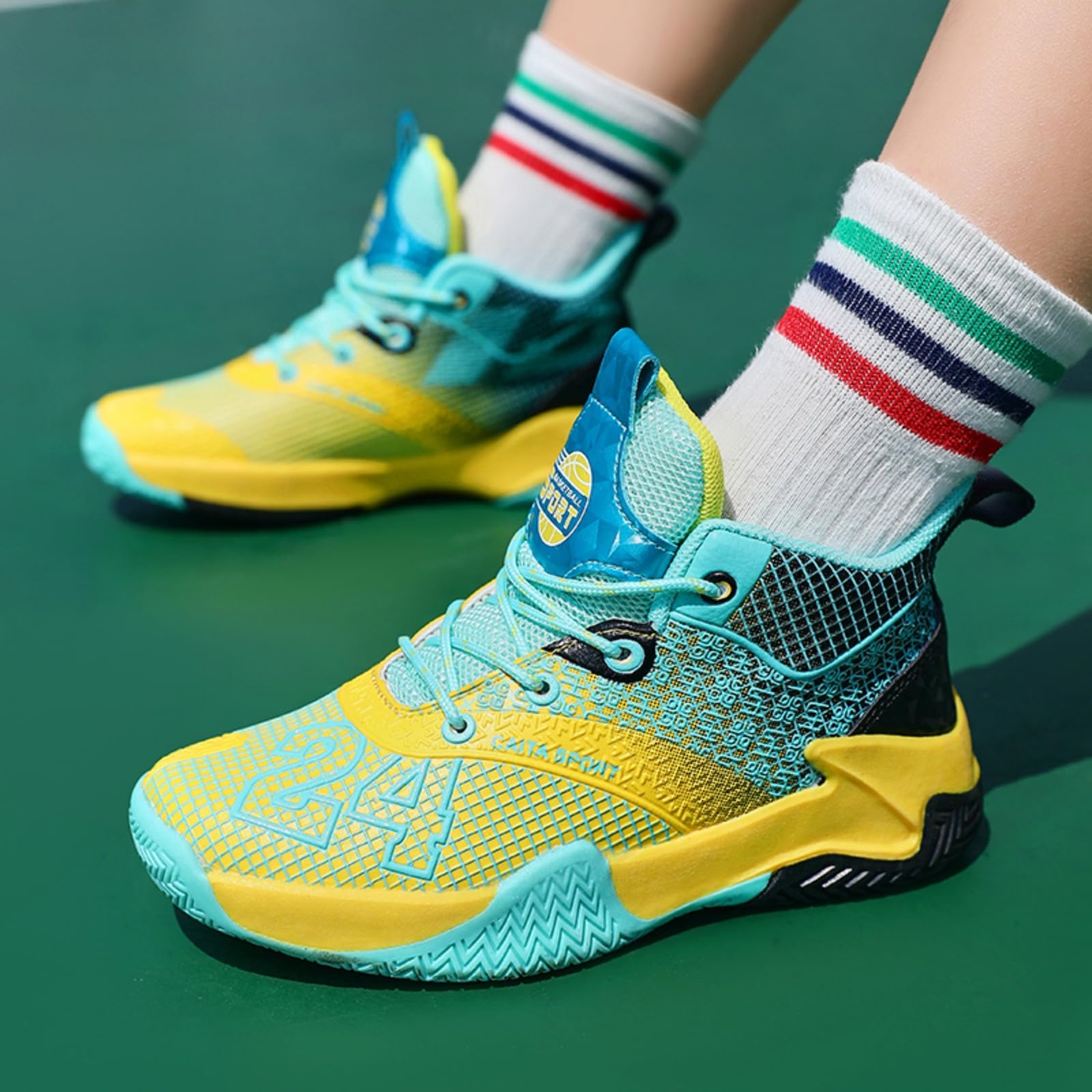 Best High Top Basketball Shoes for Men - Lightweight, Ankle Support, Non-Slip - Perfect for Indoor & Outdoor Court Play