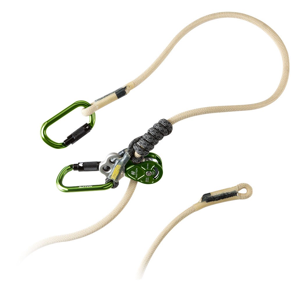 Notch Rook Positioning Lanyard - Adjustable Safety Rope for Rock Climbing & Work Positioning - Durable Fall Protection Gear for Arborists, Construction & Roofing Work
