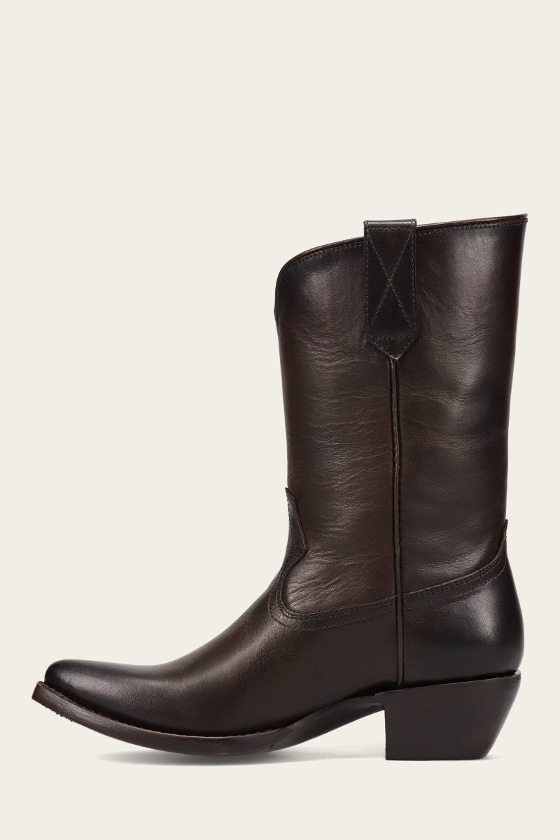 Sacha Mid Pull On Boots for Women - Comfortable Ankle Boots with Side Zipper, Stylish Casual & Work Booties - Perfect for Office, Walking & Everyday Wear