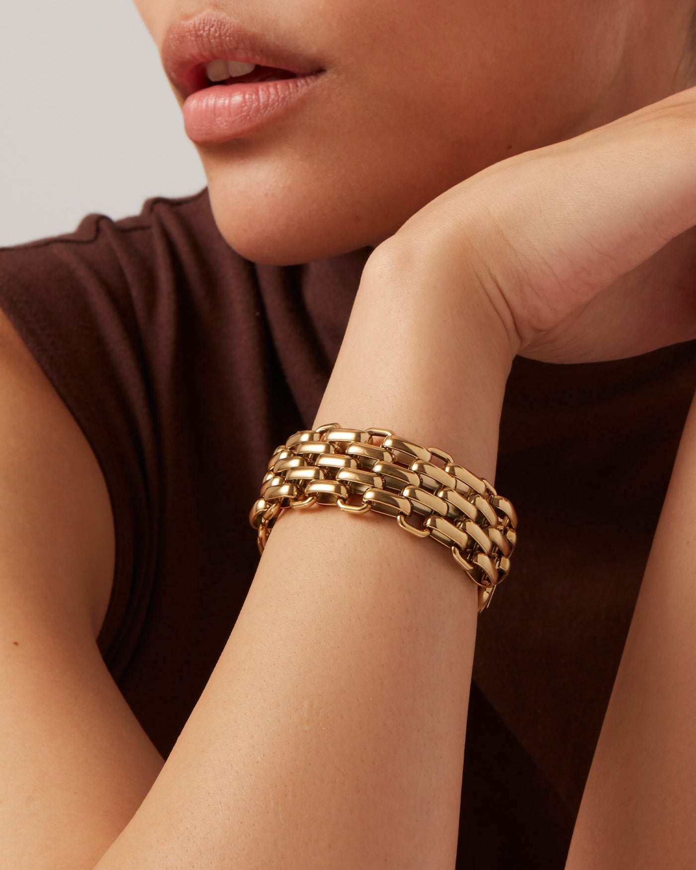 Penelope Bracelet - Elegant Gold Plated Adjustable Bangle for Women | Perfect for Everyday Wear, Parties & Gifts
