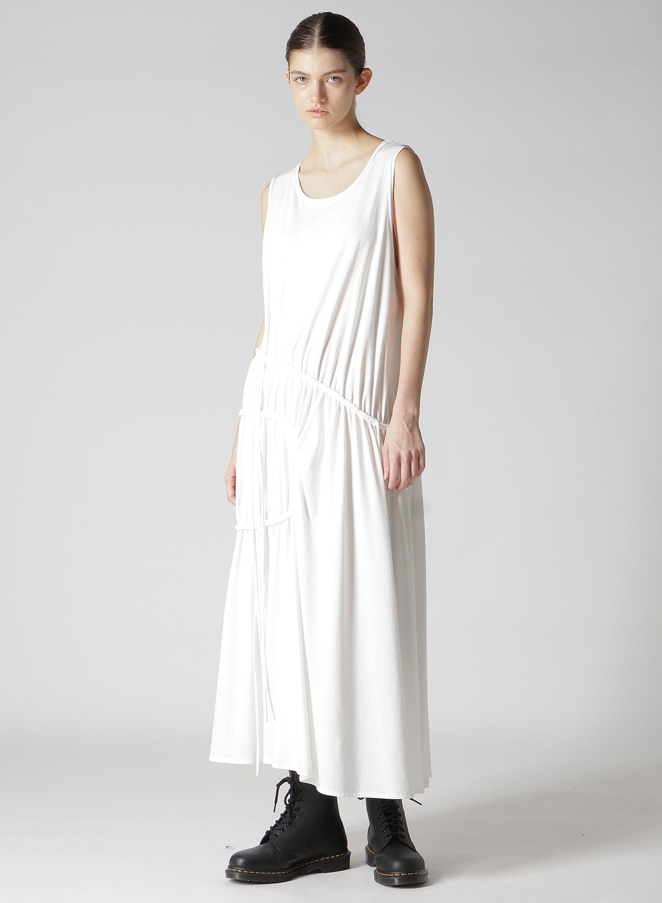 Soft Cotton Jersey Chain Stitch Sleeveless Dress for Women - Casual Summer Dress for Beach, Vacation & Everyday Wear
