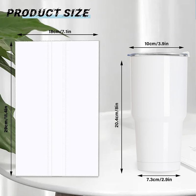 30oz Stainless Steel Sublimation Tumblers Bulk - 8 Pack Double Wall Vacuum Insulated Coffee Mugs with Shrink Wrap Films & Splash Proof Lids - Perfect for DIY Gifts, Coffee, Tea & Cold Beverages - Great for Travel, Office, Camping & Outdoor Activities (White)