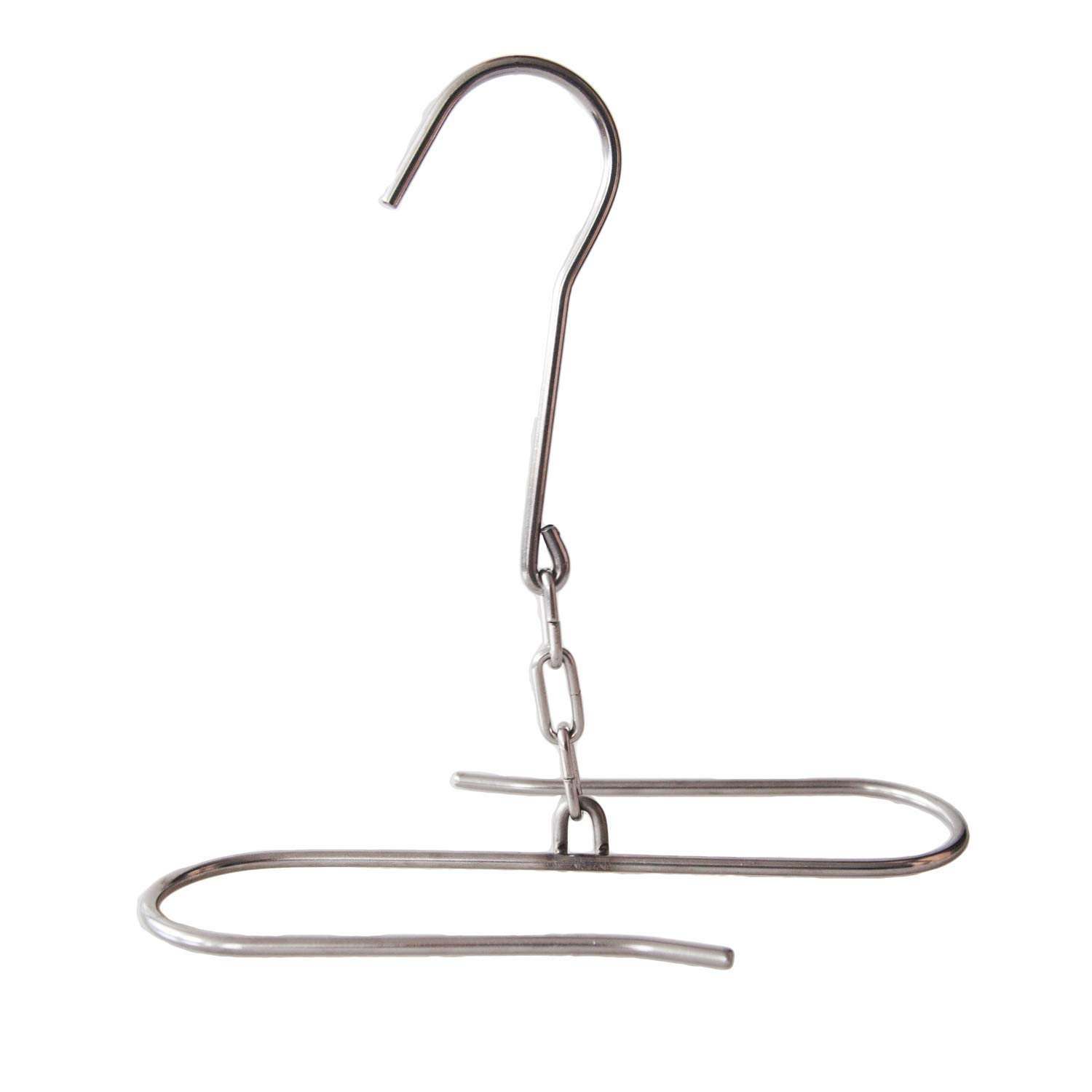 Stainless Steel Fishing & Hunting Waders Boot Hanger - 8 Fan Drying Rack for Wading Boots, Waders - Perfect for Garage, Boat Dock & Outdoor Gear Storage