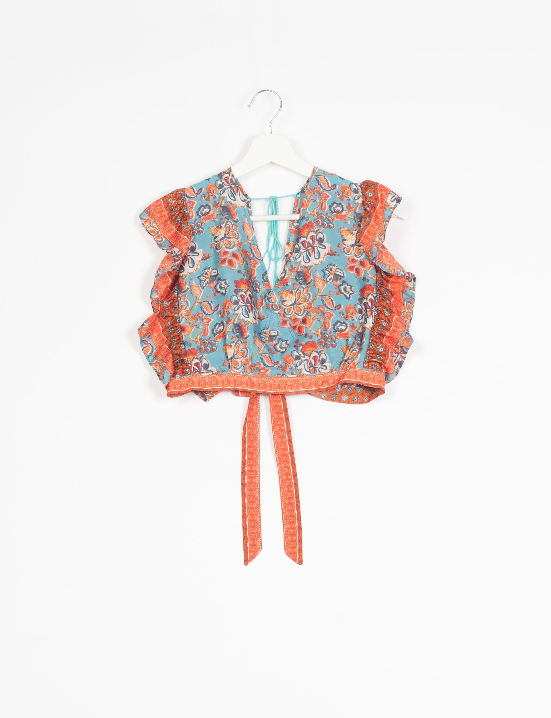 Frilled Skirt Set for Women - Size 2XL 04 | Elegant Floral Print Summer Skirt with Matching Top | Perfect for Beach Vacations, Date Nights & Casual Outings