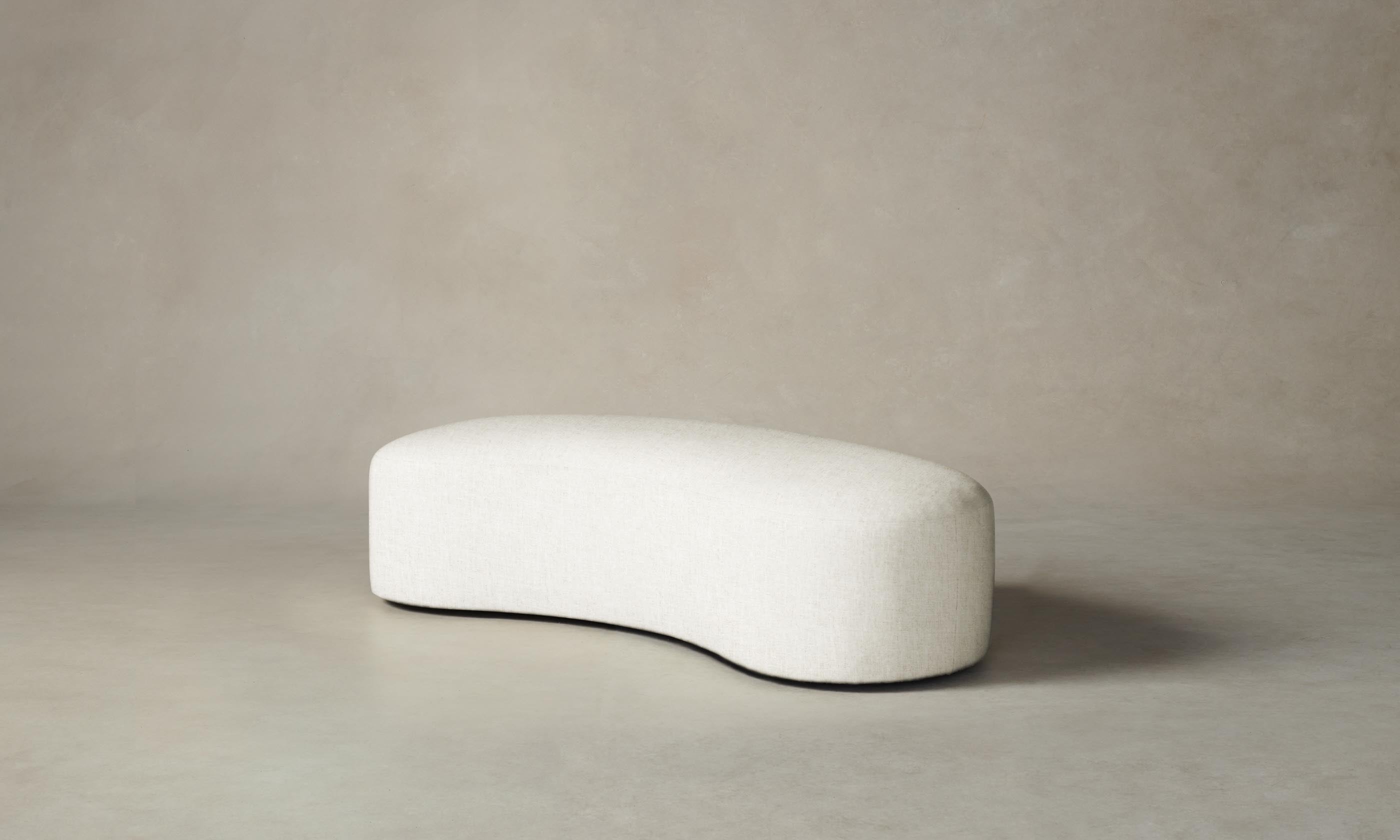 Chelsea Daybed with Heritage Belgian Linen in Egret - Perfect for Living Rooms, Guest Rooms & Cozy Reading Nooks