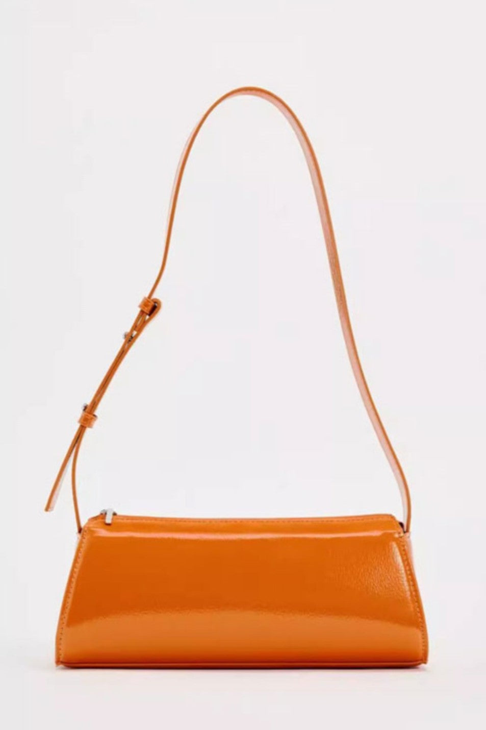 Jamie Mirror Leather Baguette Bag - Stylish Crossbody Purse for Women | Perfect for Parties, Date Nights & Everyday Use