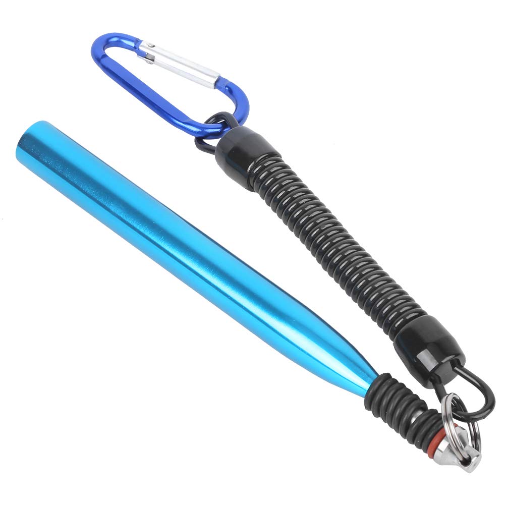 Premium Aluminum Alloy Blue Wacky Worm Fishing Kit - Professional Wacky Rig Tool for Bass & Trout Fishing | Saltwater & Freshwater Angler Gear | Ideal for Shore, Boat & Kayak Fishing Adventures