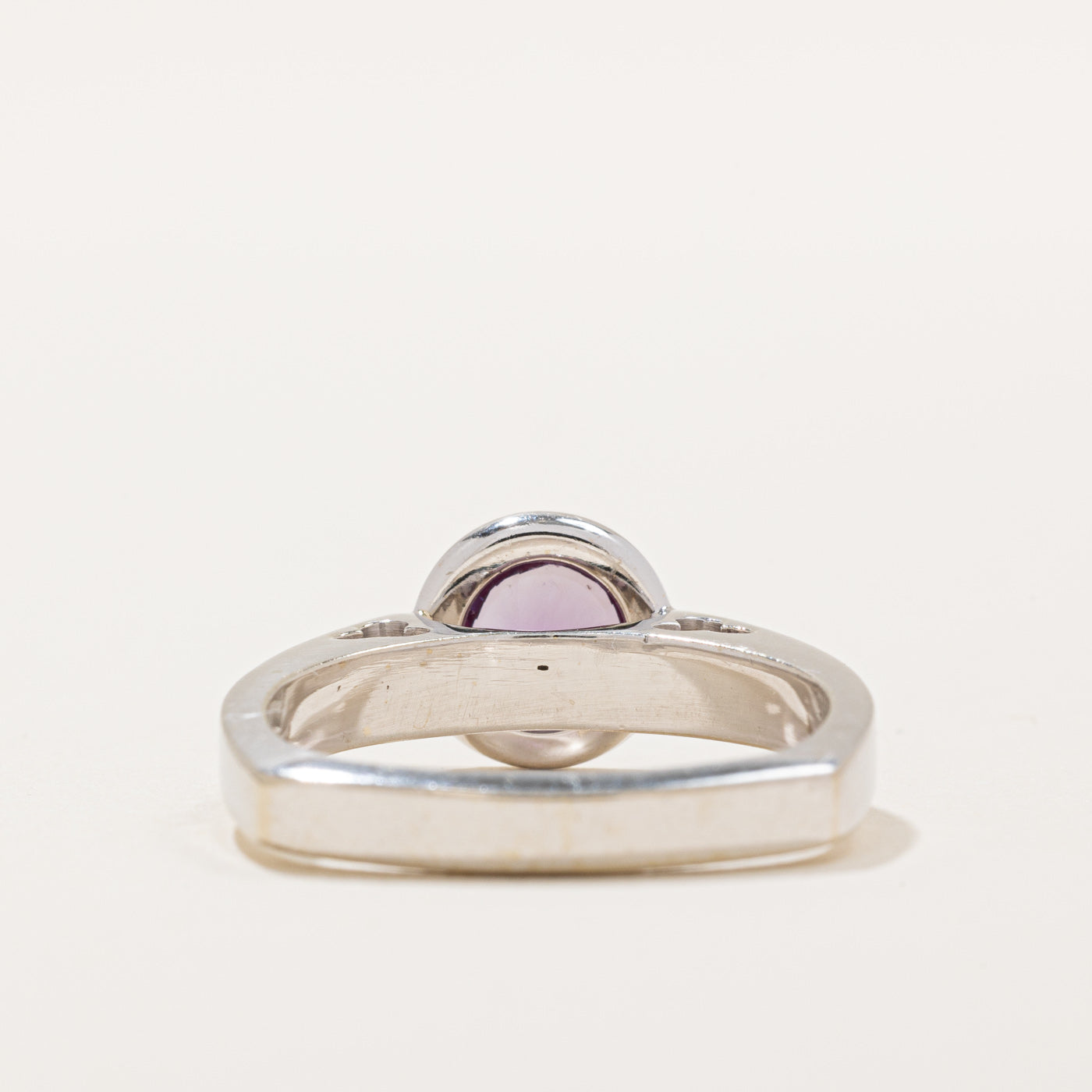 1.20ct Synthetic Purple Sapphire & 0.16ctw Diamond Ring - Size 6.5 | Elegant Wedding, Engagement & Anniversary Jewelry Gift for Women