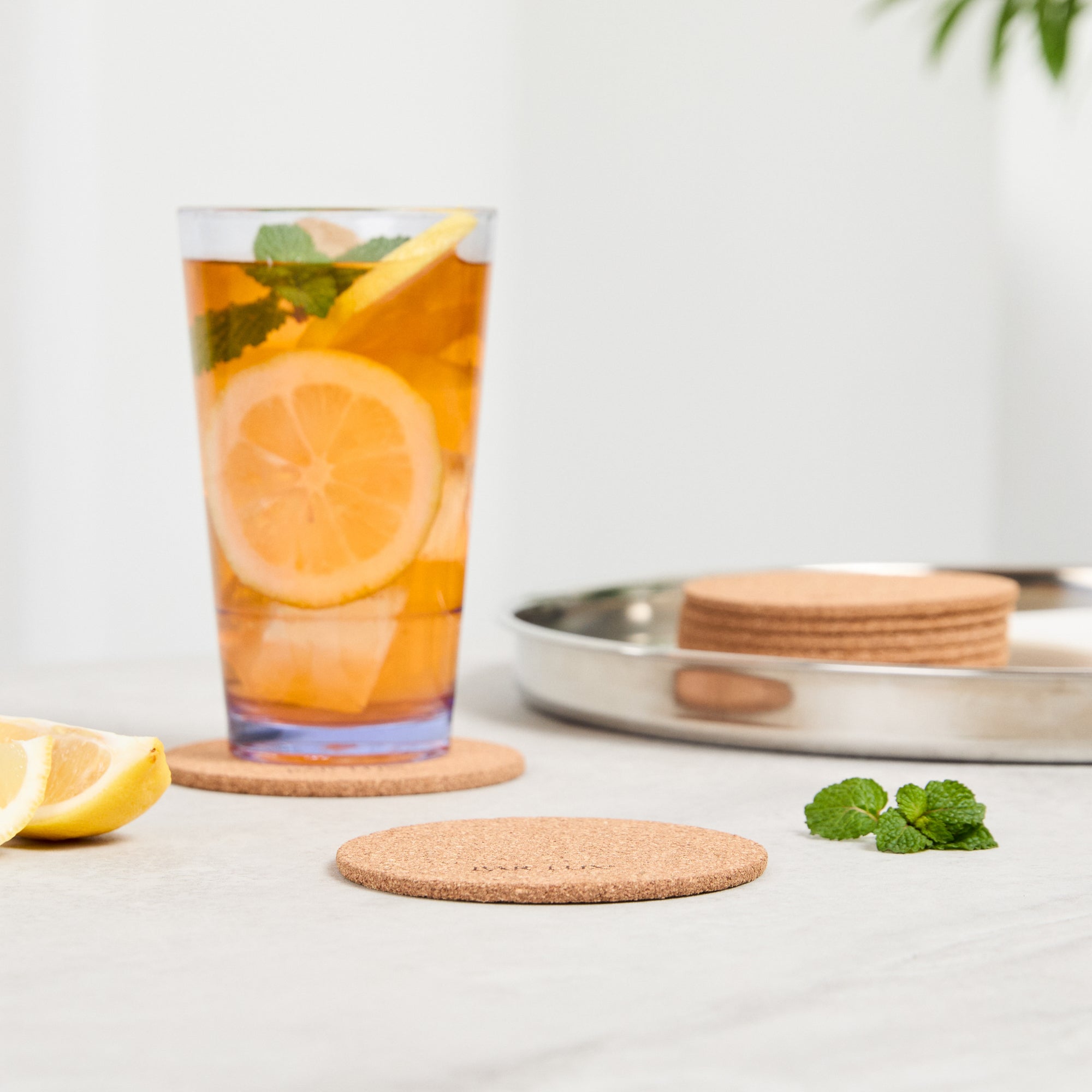 Premium Round Cork Coasters - 3.5 Inch Set of 100 - Natural Wine & Drink Coasters for Home, Bar, and Restaurant Use