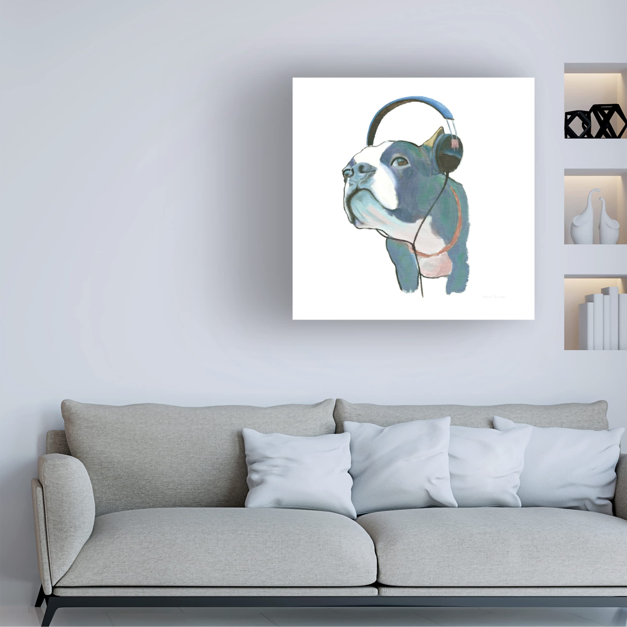 Myles Sullivan 'The Boys III Pastel' Canvas Wall Art Print - Modern Home Decor for Living Room, Bedroom & Office | Trademark Fine Art Collection
