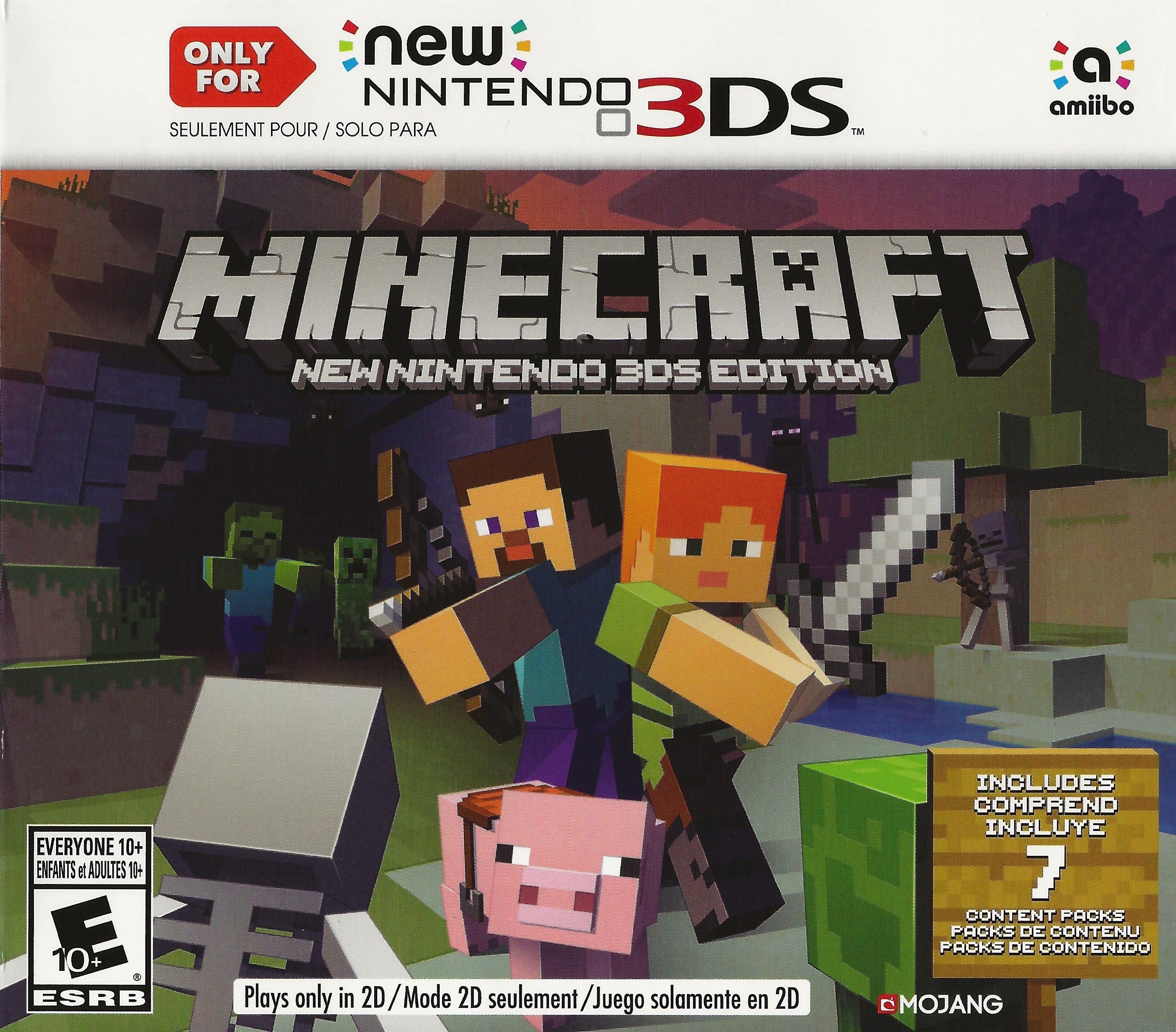 Minecraft: New Nintendo 3DS Edition - Portable Gaming for Kids & Adults - Perfect for Travel, School Breaks & Family Fun