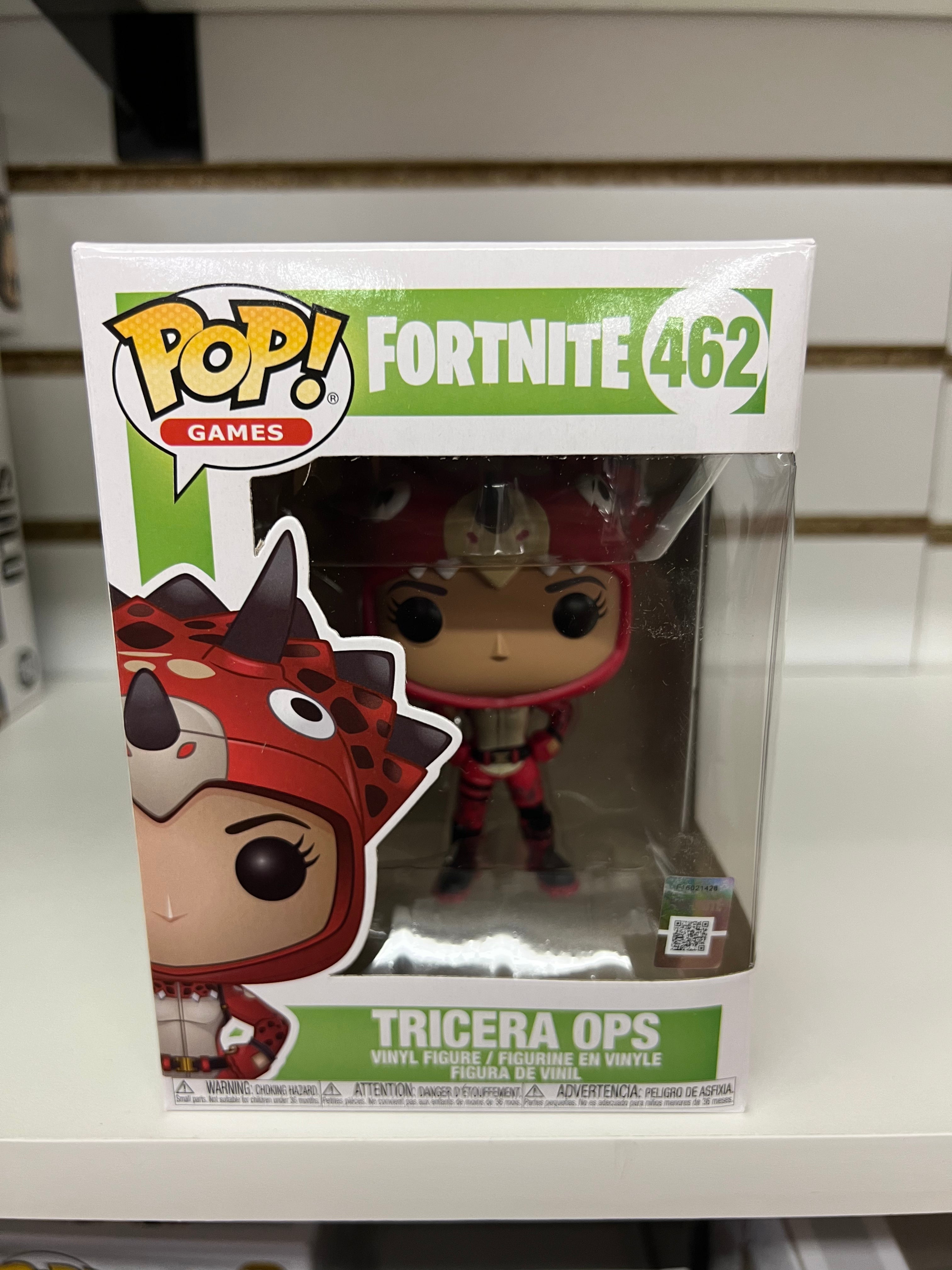 Fortnite Tricera Ops Pop! Vinyl Figure - Exclusive Collectible Gaming Merchandise for Display & Gifts | Perfect for Gamers, Collectors & Fortnite Fans