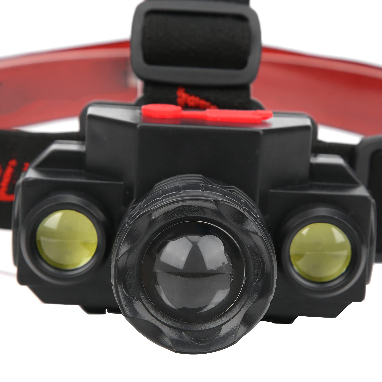 Best LED Headlamp for Camping - Rechargeable Waterproof Headlight with Convex Lens - Perfect for Running, Jogging, Fishing & Outdoor Adventures