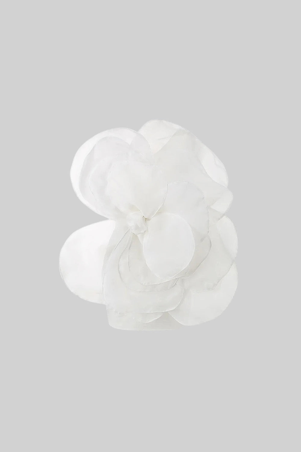 3D Voluminous Organza Floral Mini Dress for Women - Elegant White Summer Party Cocktail Dress for Weddings, Dates & Special Occasions