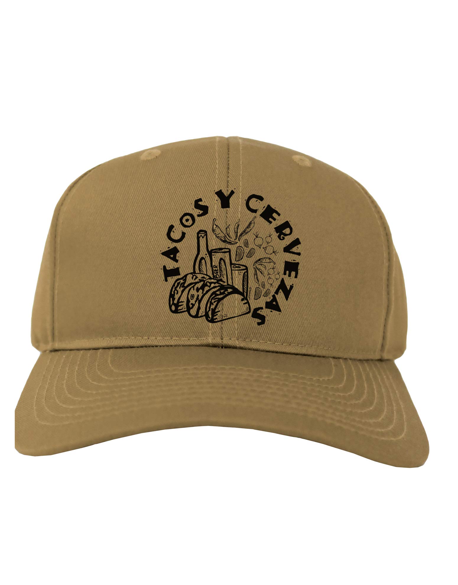 TOOLOUD Tacos and Cervezas Baseball Cap for Men & Women - Adjustable Dad Hat for Mexican Food Lovers, Beer Enthusiasts - Perfect for Cinco de Mayo, Taco Tuesday, and Outdoor Parties