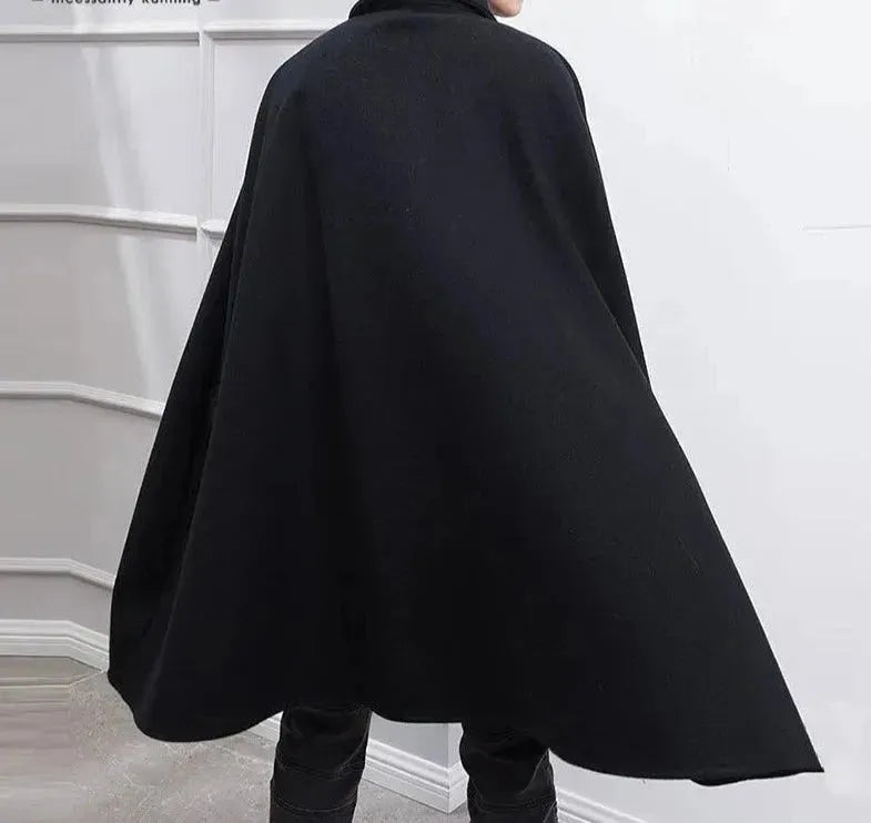 Stylish Men's Poncho Overcoat - Waterproof & Lightweight Outdoor Wear for Hiking, Camping, and Travel